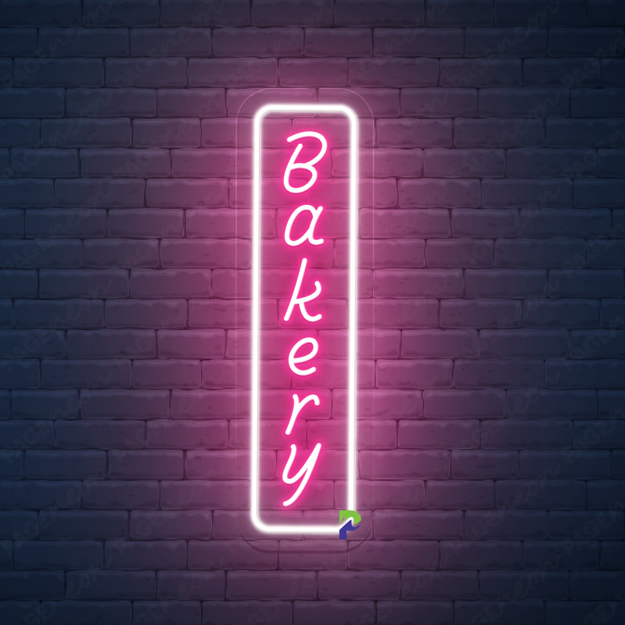 Bakery Neon Sign Vertical Business Led Light