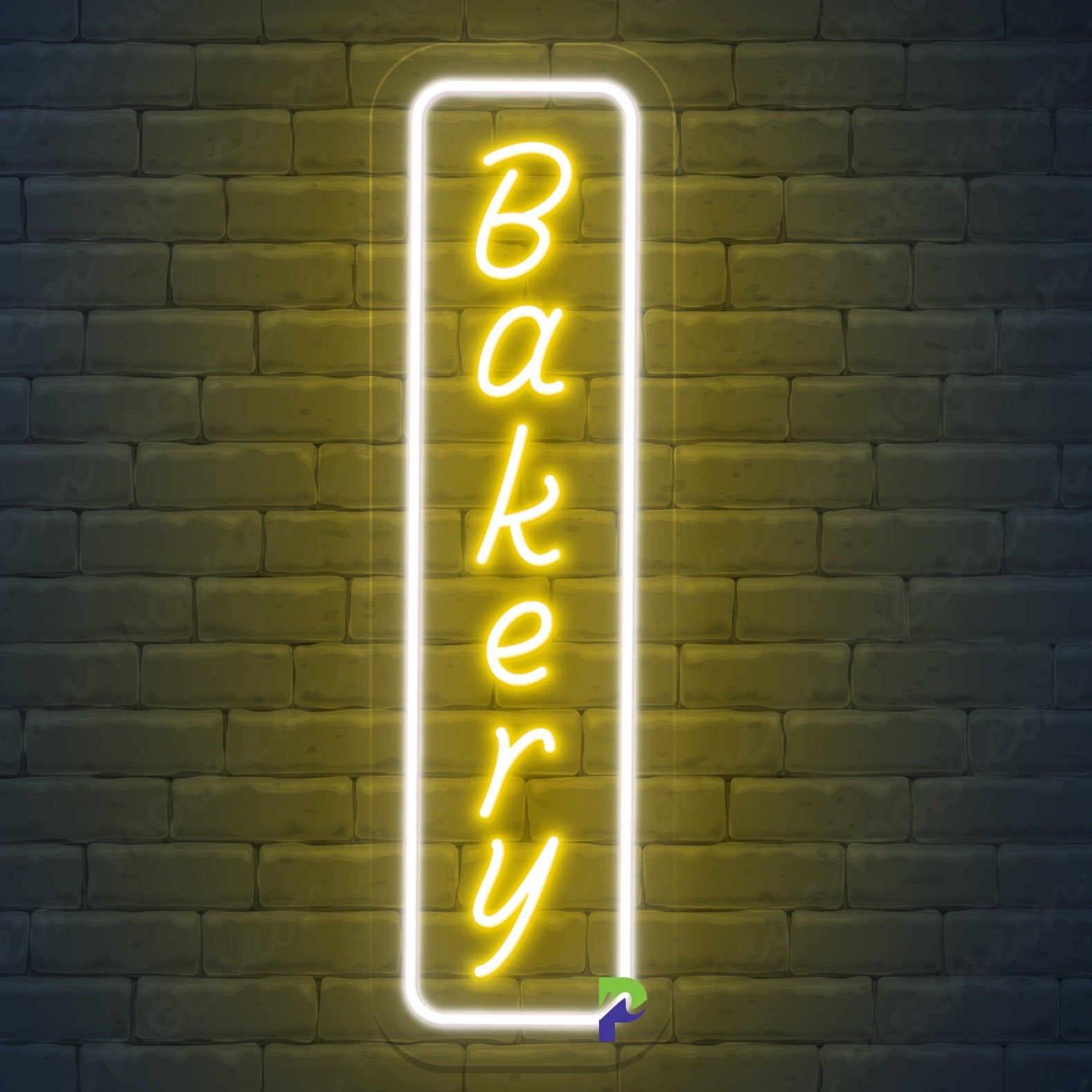Bakery Neon Sign Vertical Business Led Light