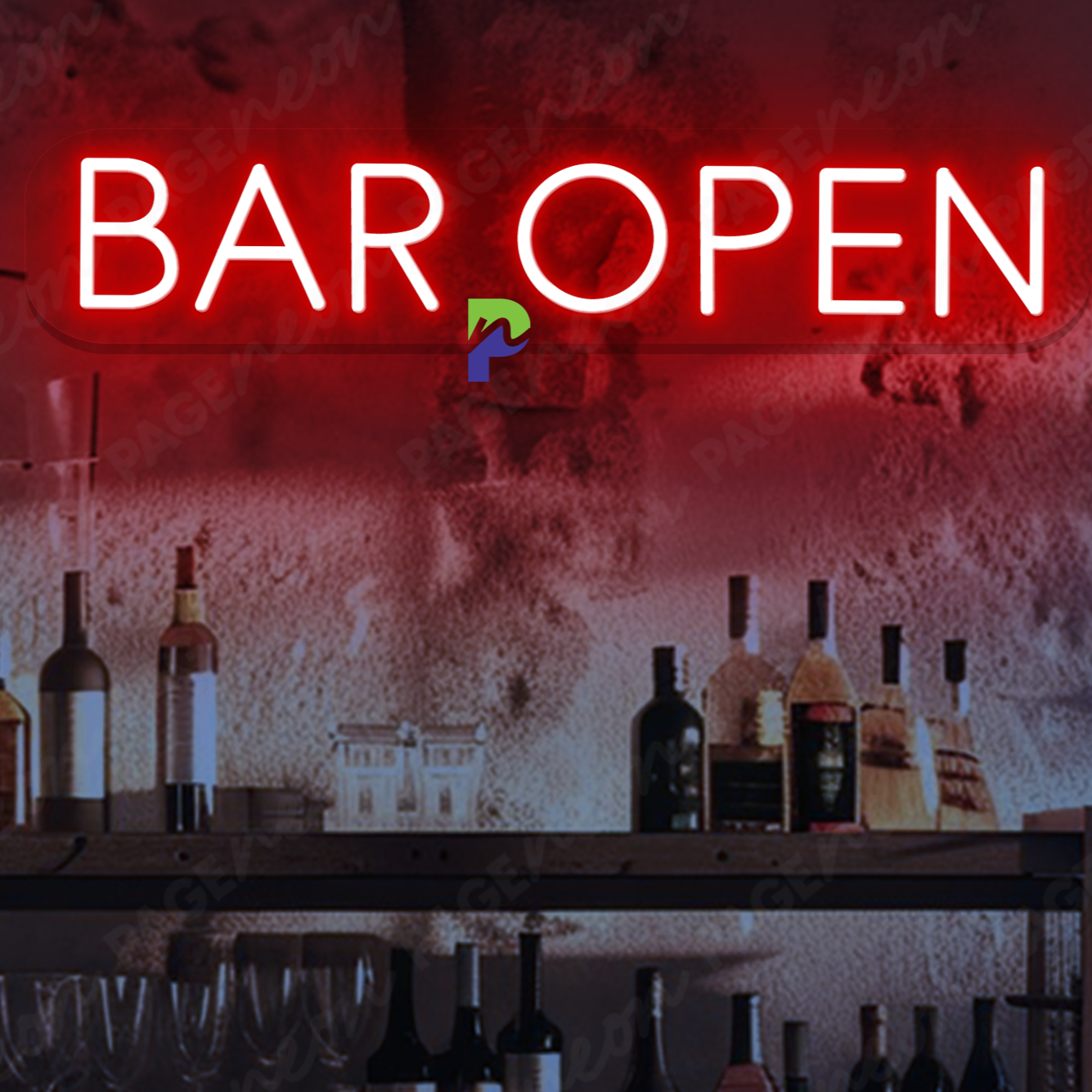 Bar Open Outdoor Neon Sign Typical Led Light