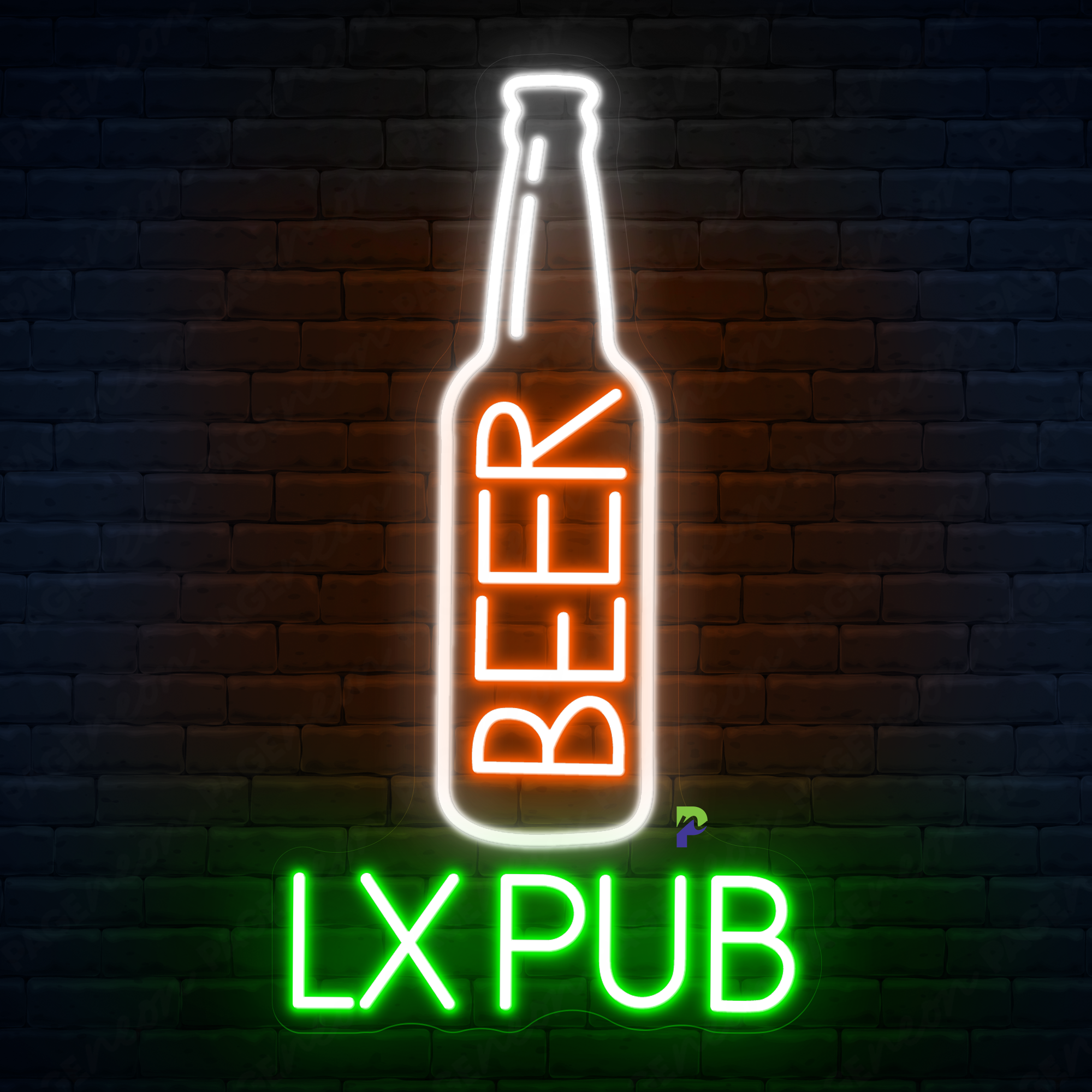Beer Logo Neon Sign Custom Beer Led Light