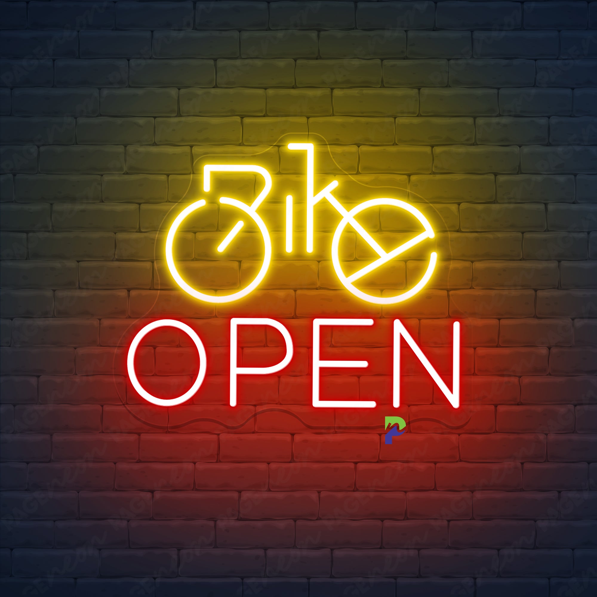 Bicycle Neon Signs Bike Open Led Light