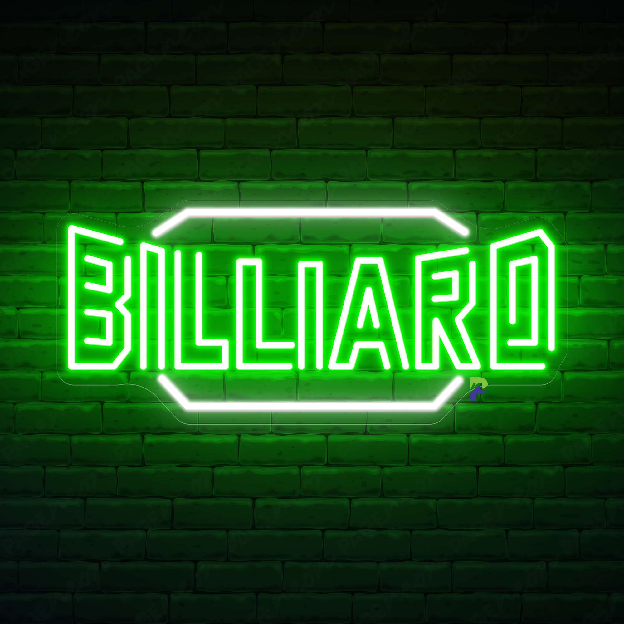 Billiards Neon Sign Big Gaming Led Light