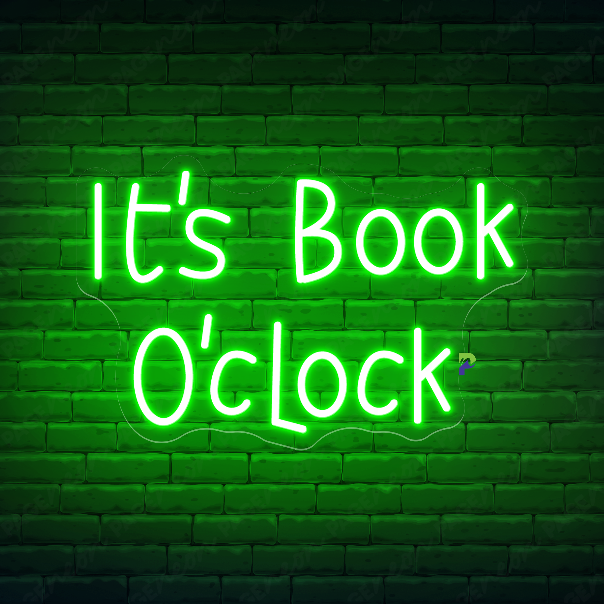 Books Neon Signs Vintage Quote Led Light