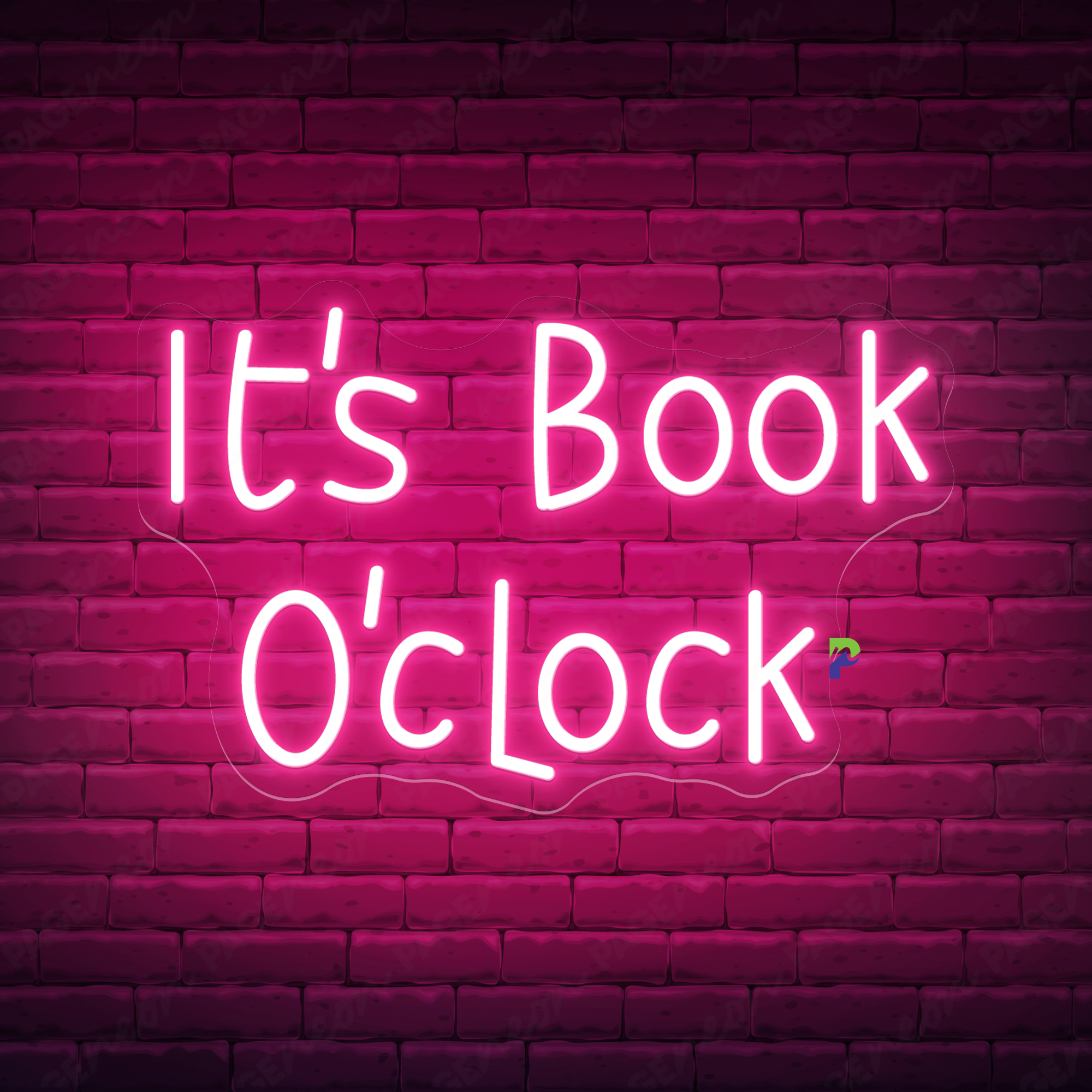 Books Neon Signs Vintage Quote Led Light