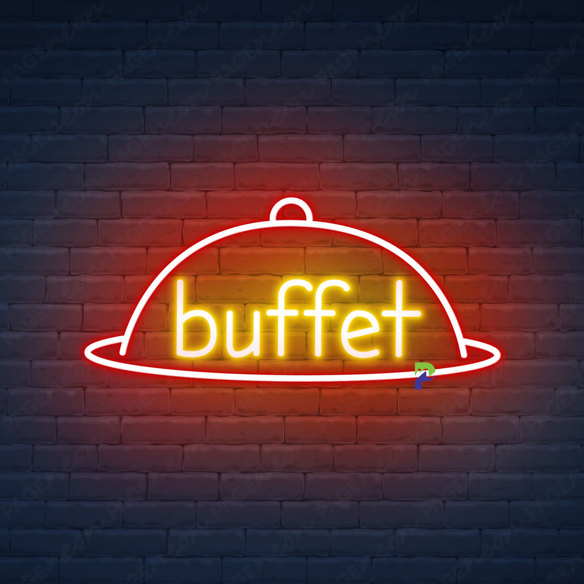 Buffet Neon Sign Business Big Led Light