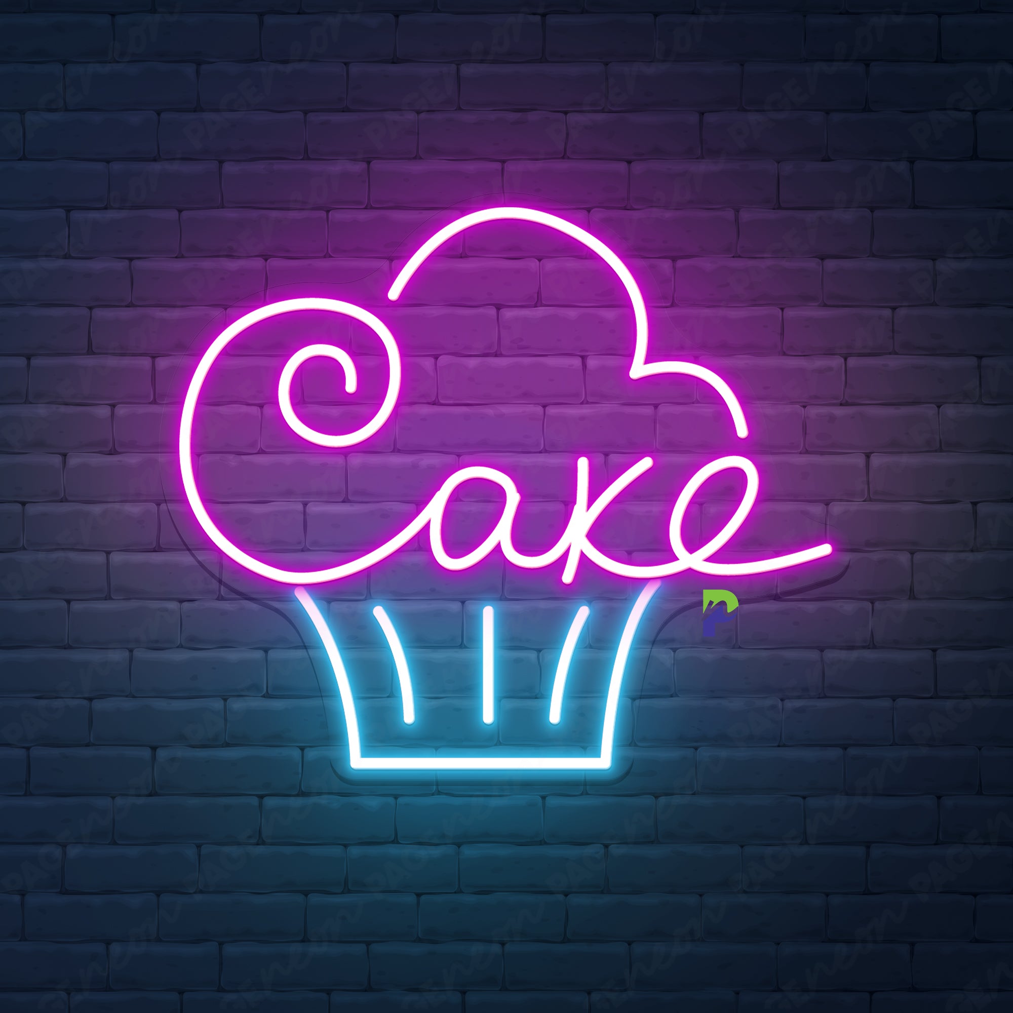 Cake Neon Sign Bakery Led Light