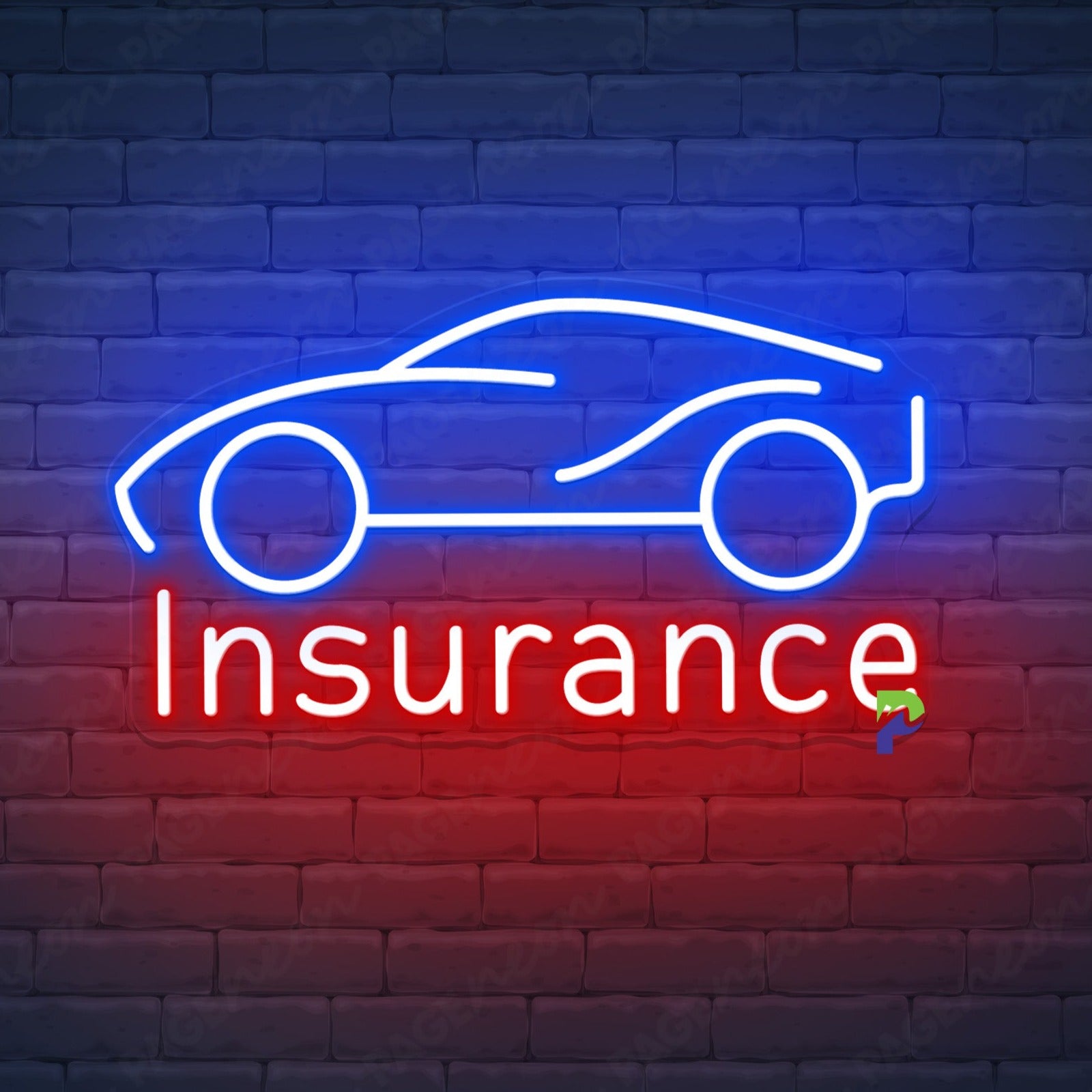 Car Insurance Neon Signs Business Led Light
