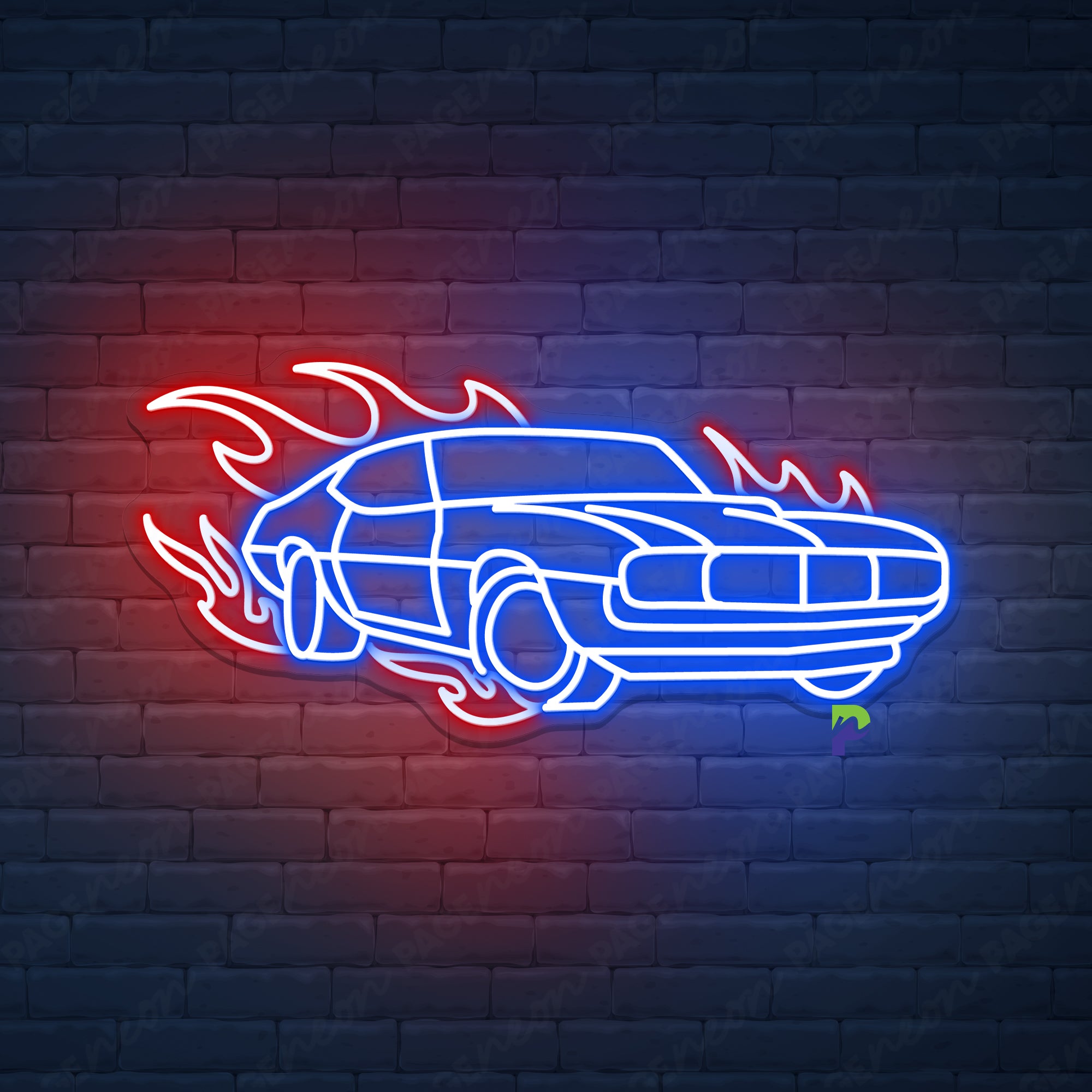 Car Rider Neon Sign Car Neon Sign Garage Led Light - PageNeon