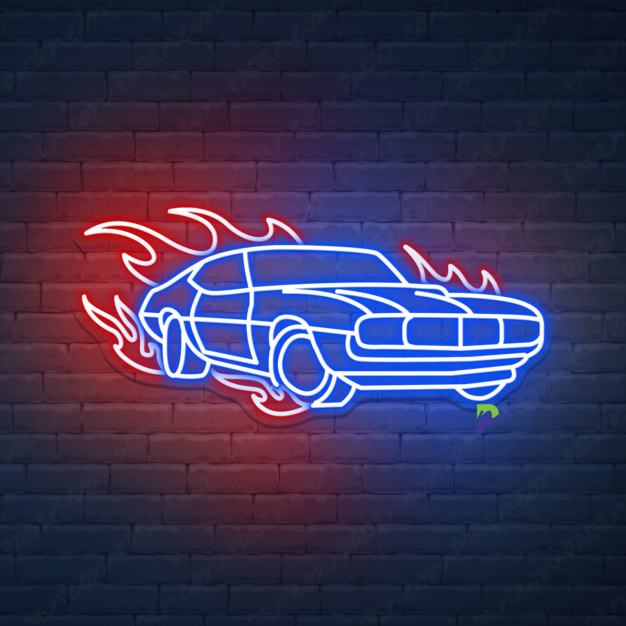 Car Neon Sign Garage Led Light