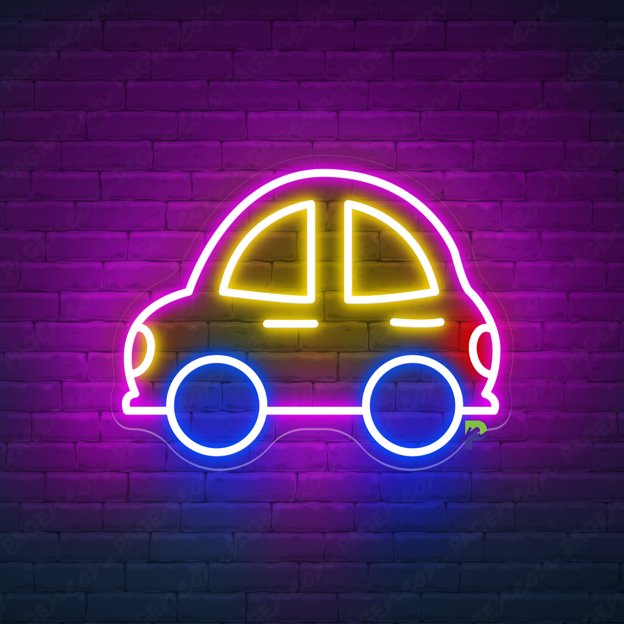 Car Neon Sign Toy Led Light