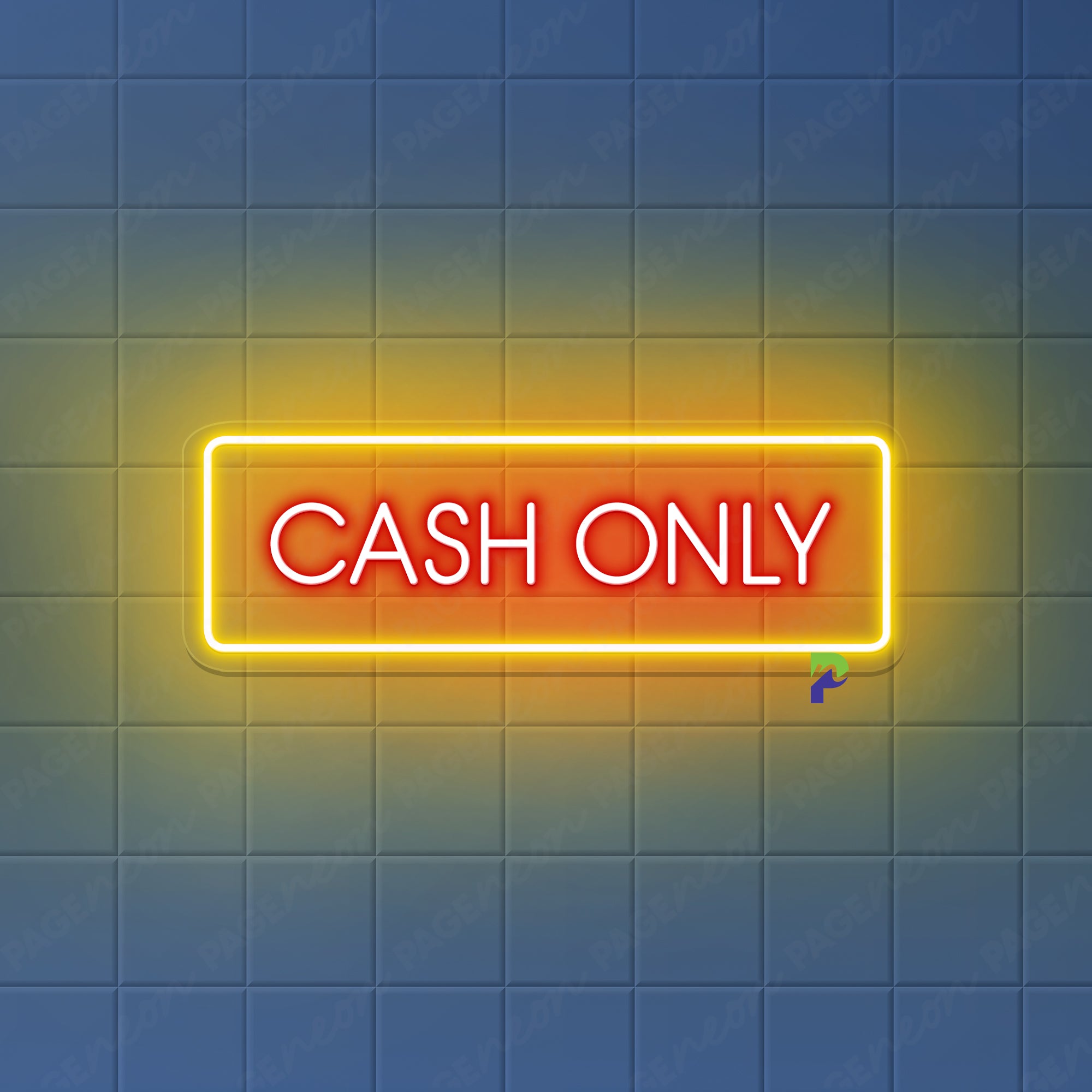 Cash Only Neon Sign Best Led Light For Stores