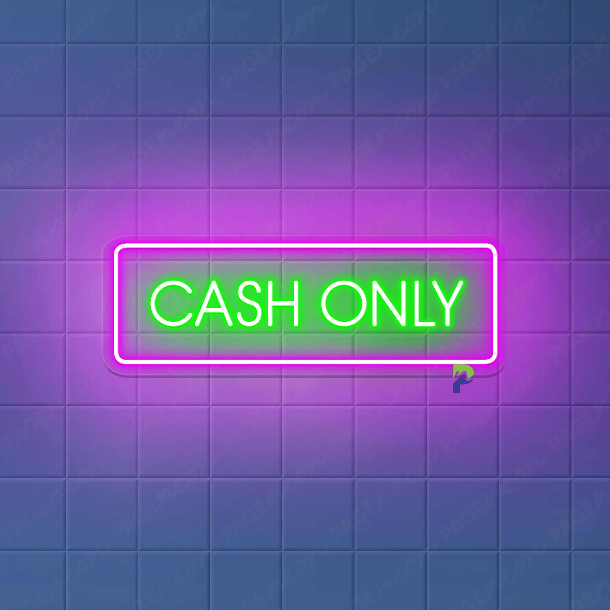 Cash Only Neon Sign Best Led Light For Stores