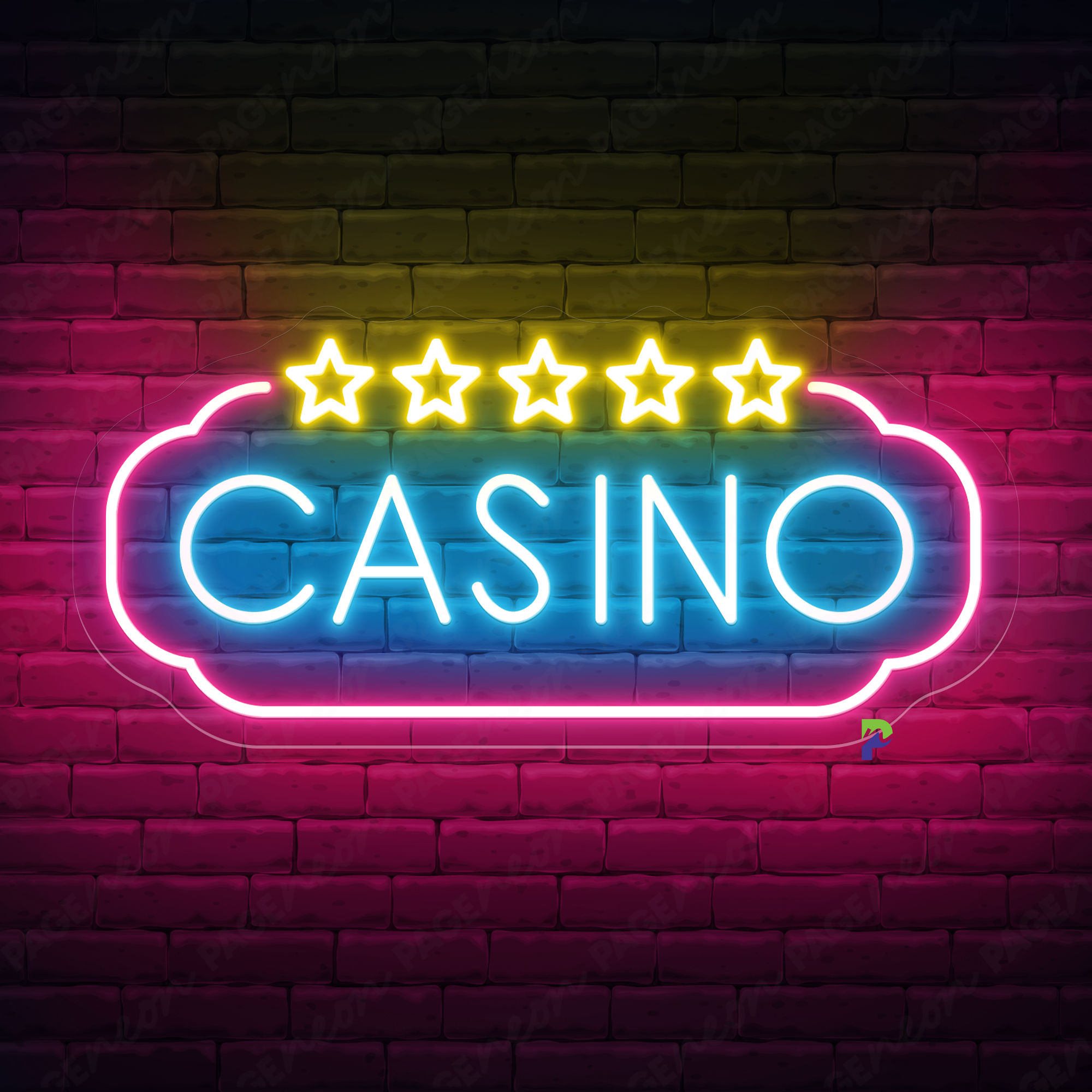 Casino Neon Signs Custom Business Led Light