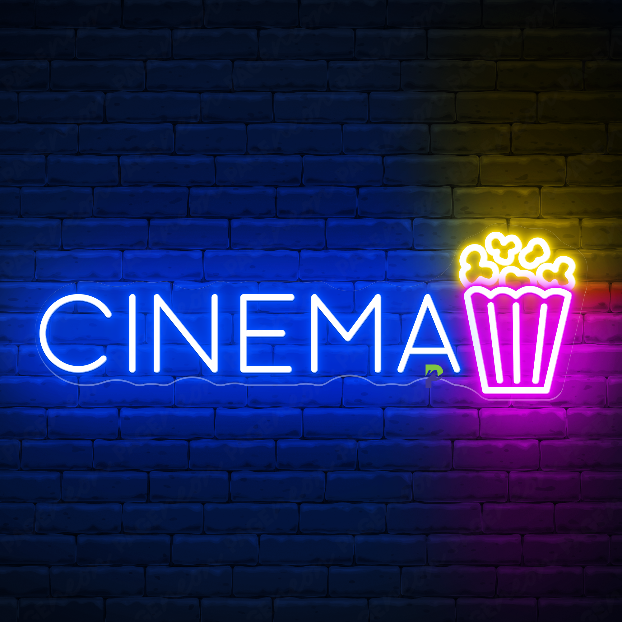 Cinema Neon Signs Business Led Light