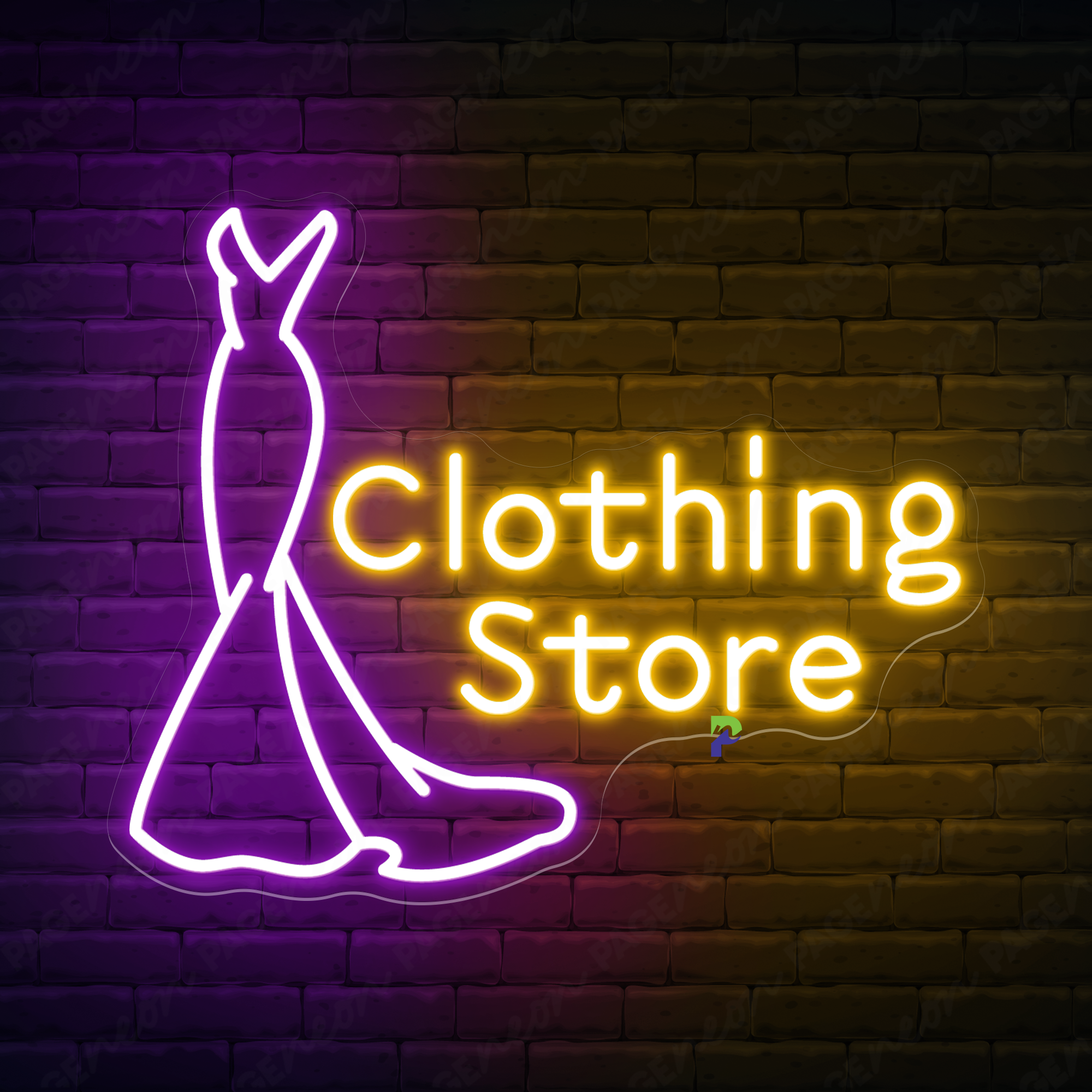 Clothing Store Neon Signs Business Custom Led Light