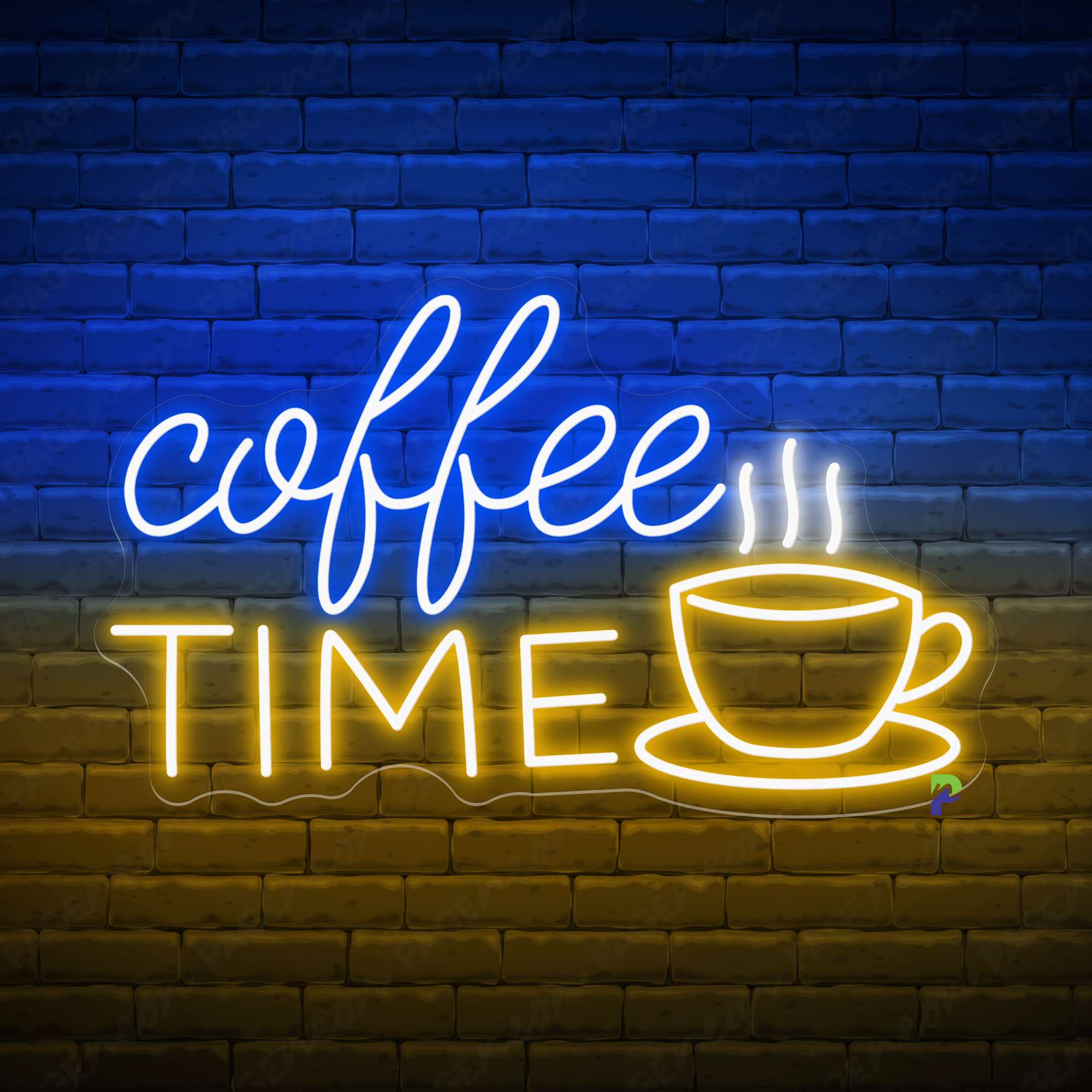 Coffee Time Neon Sign Cafe Led Light