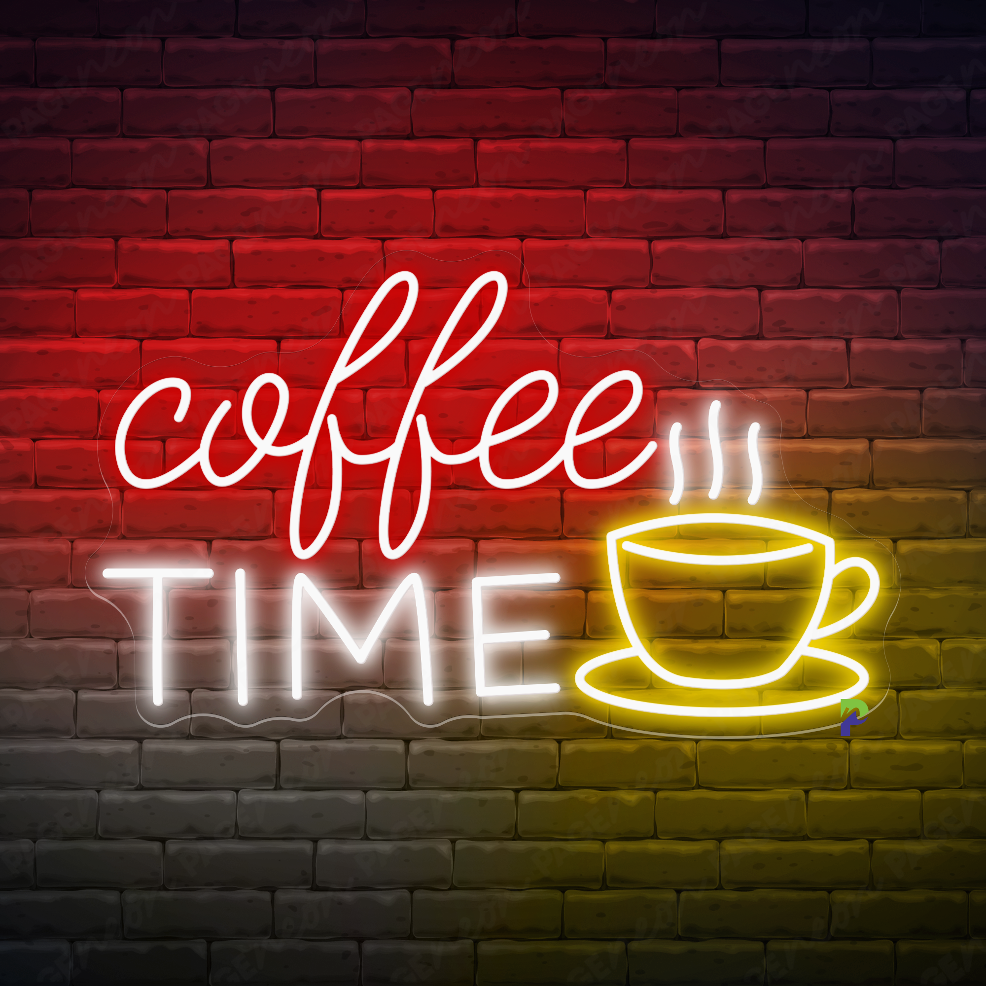 Coffee Time Neon Sign Cafe Led Light