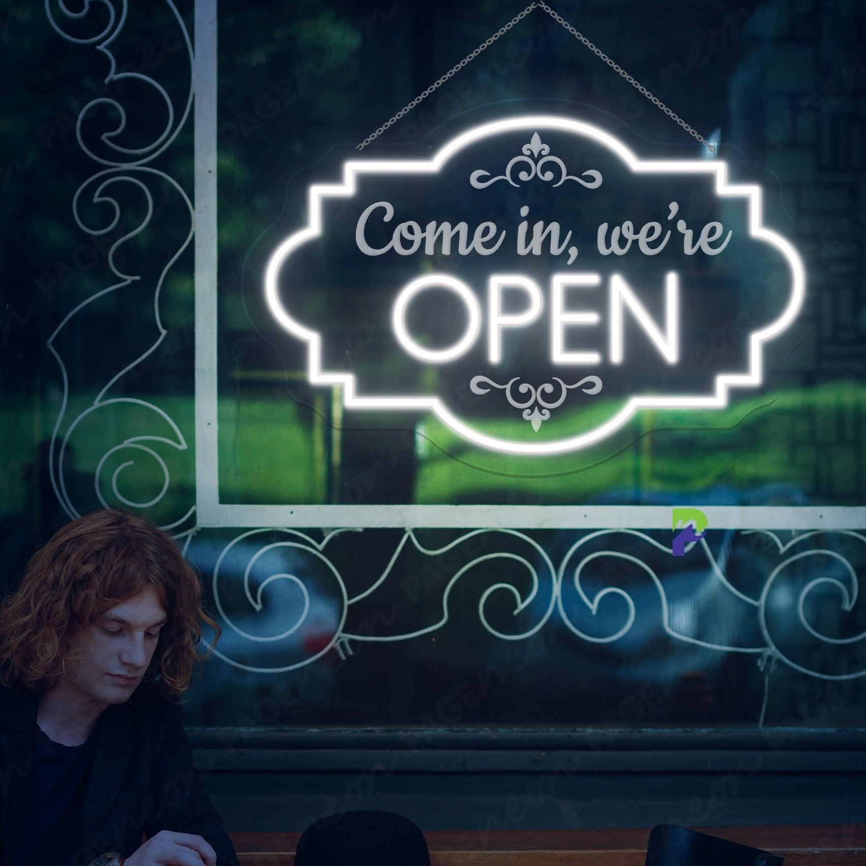 Come In We're Open Neon Sign For Business