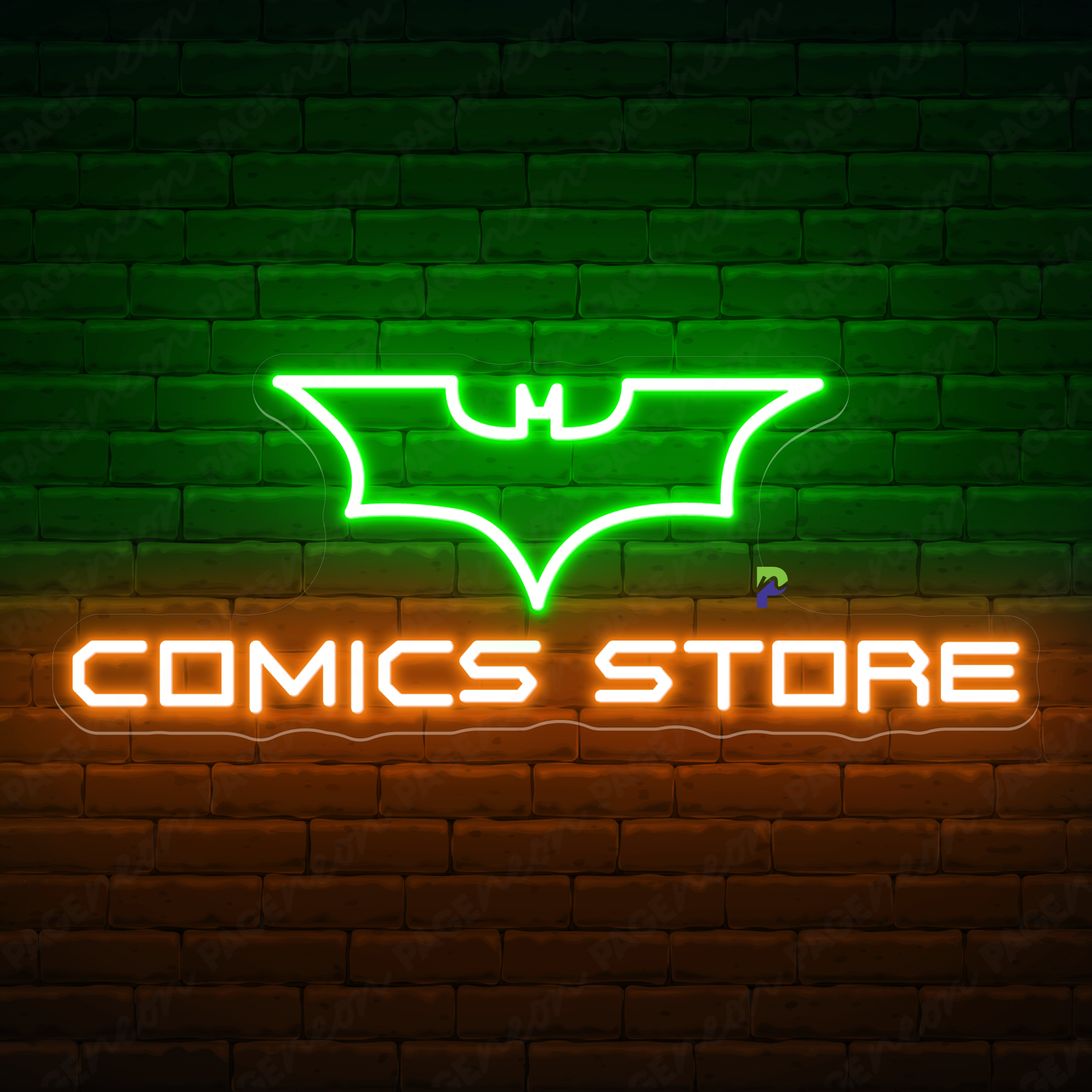 Comics Store Neon Signs Custom Business Led Light