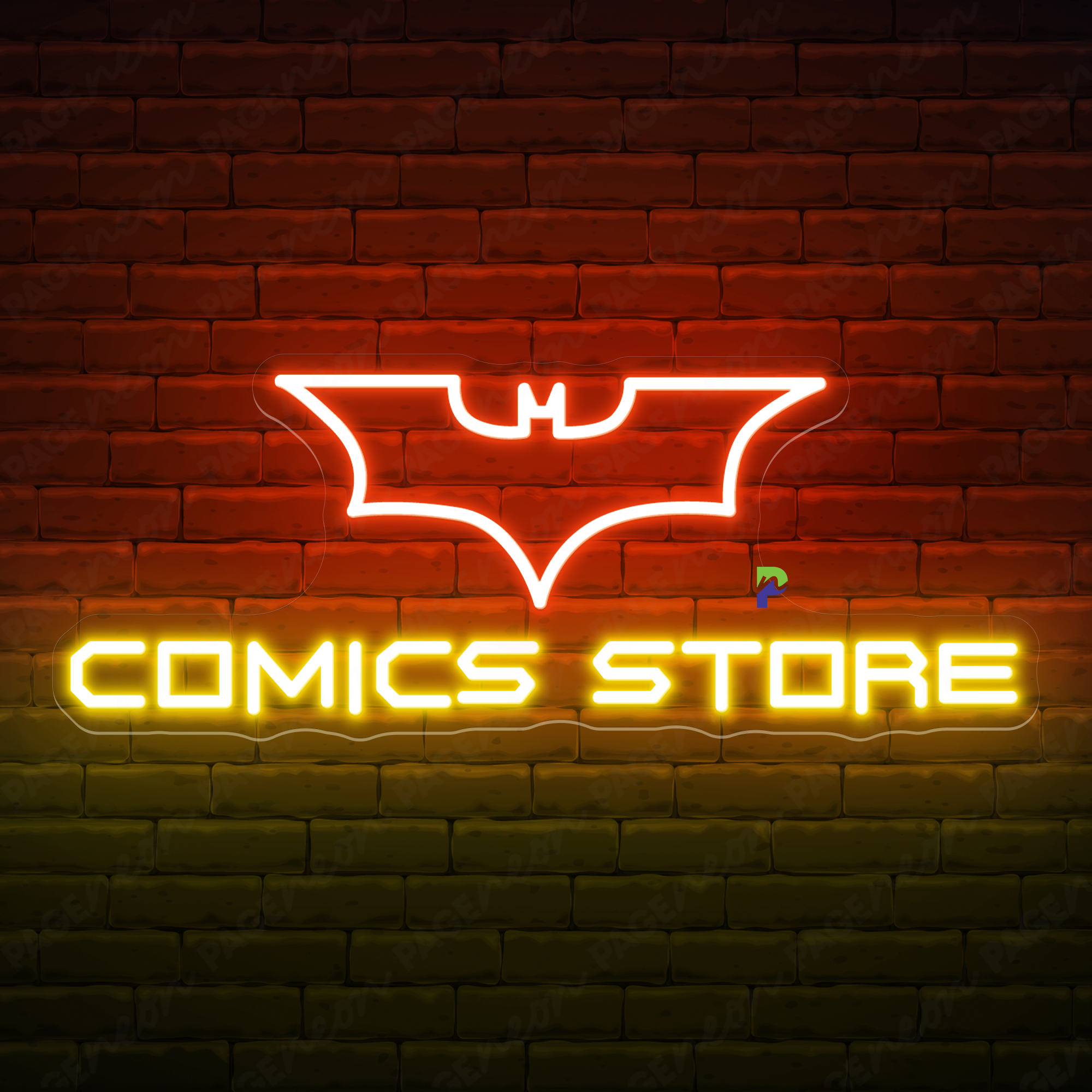 Comics Store Neon Signs Custom Business Led Light