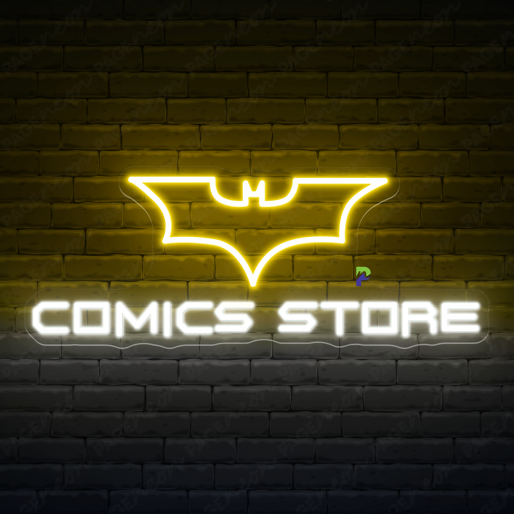 Comics Store Neon Signs Custom Business Led Light