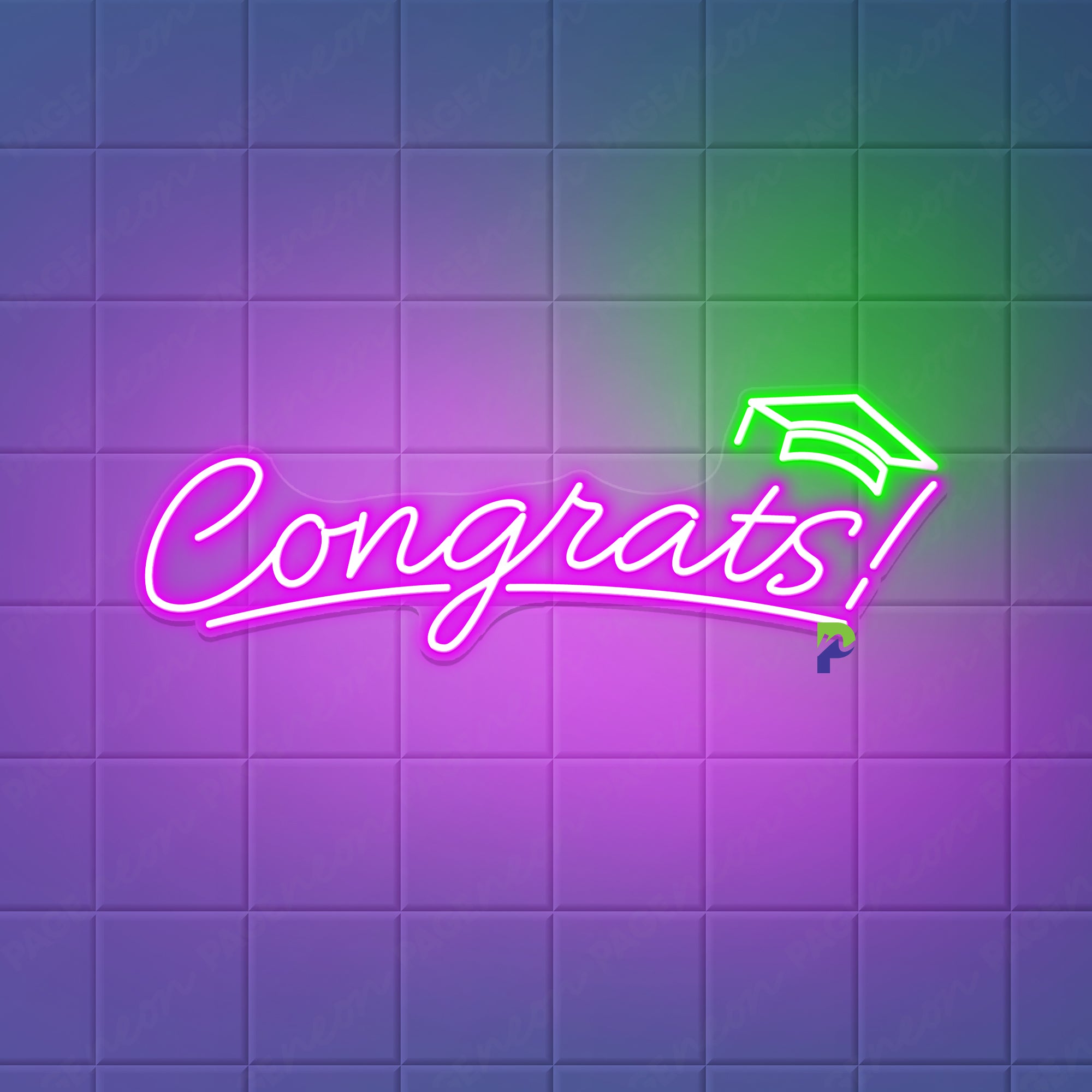 Congratulations Neon Sign Happy Graduation Led Light