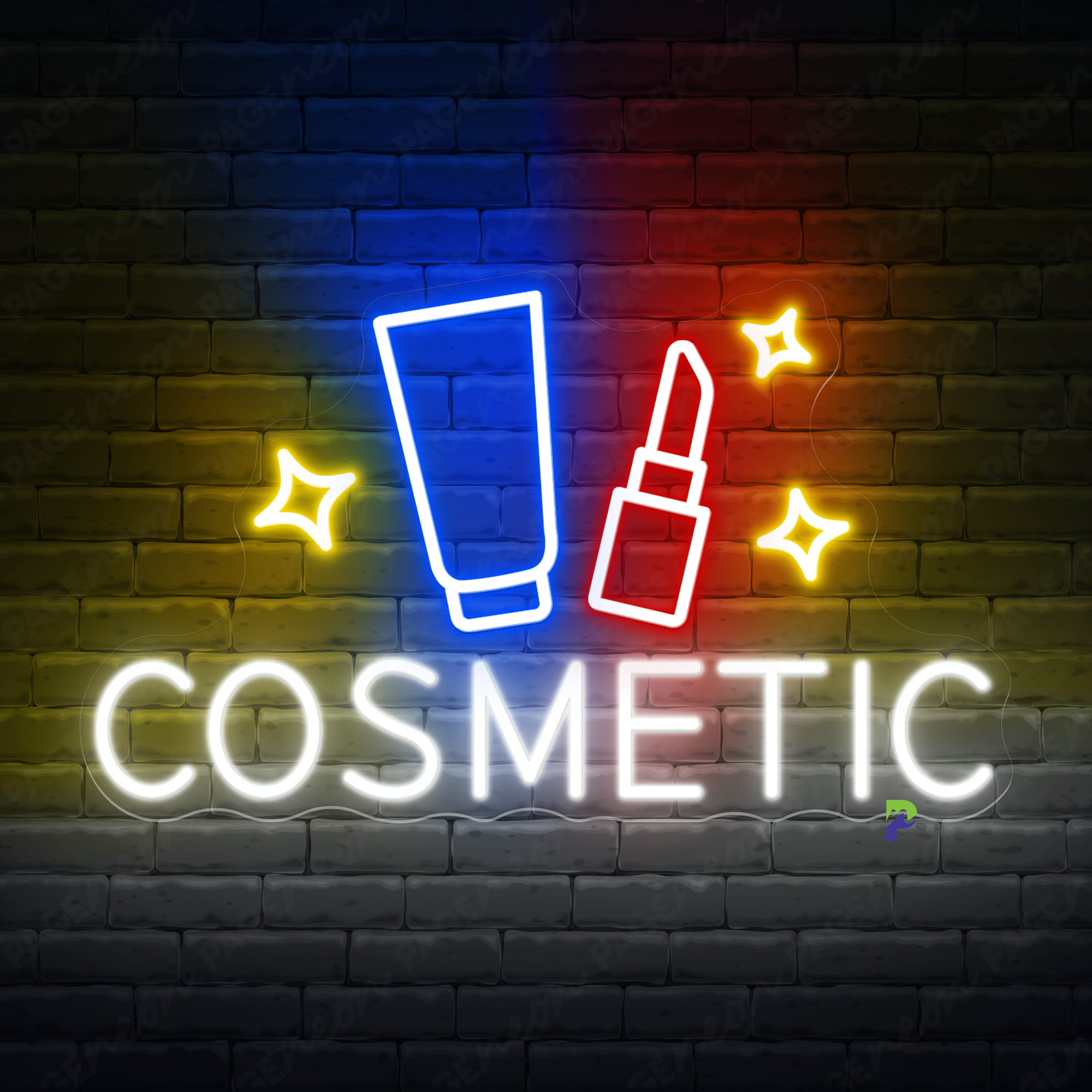 Cosmetic Neon Signs Business Led Light