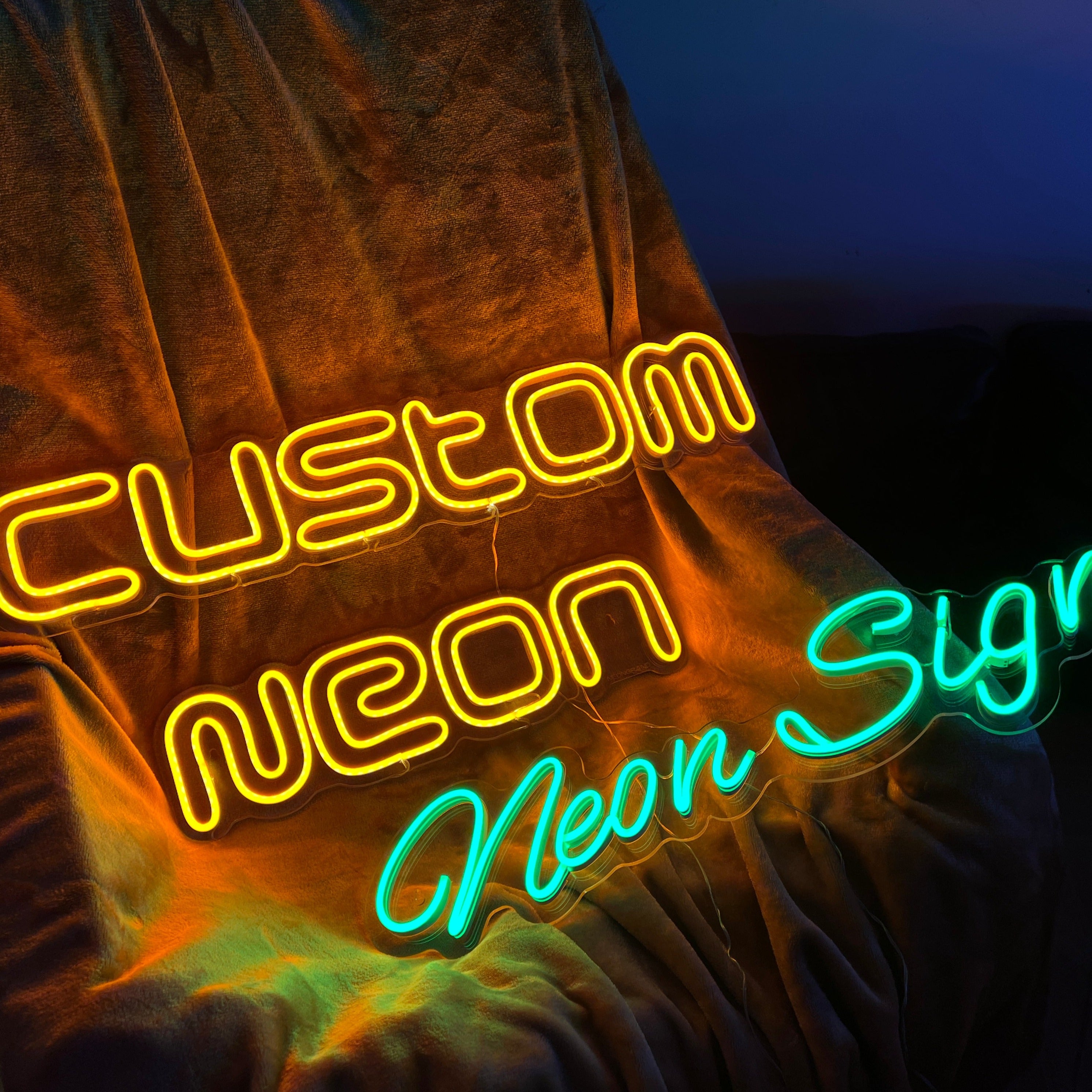 Custom Neon Sign Elegant Company Business Name Led Light