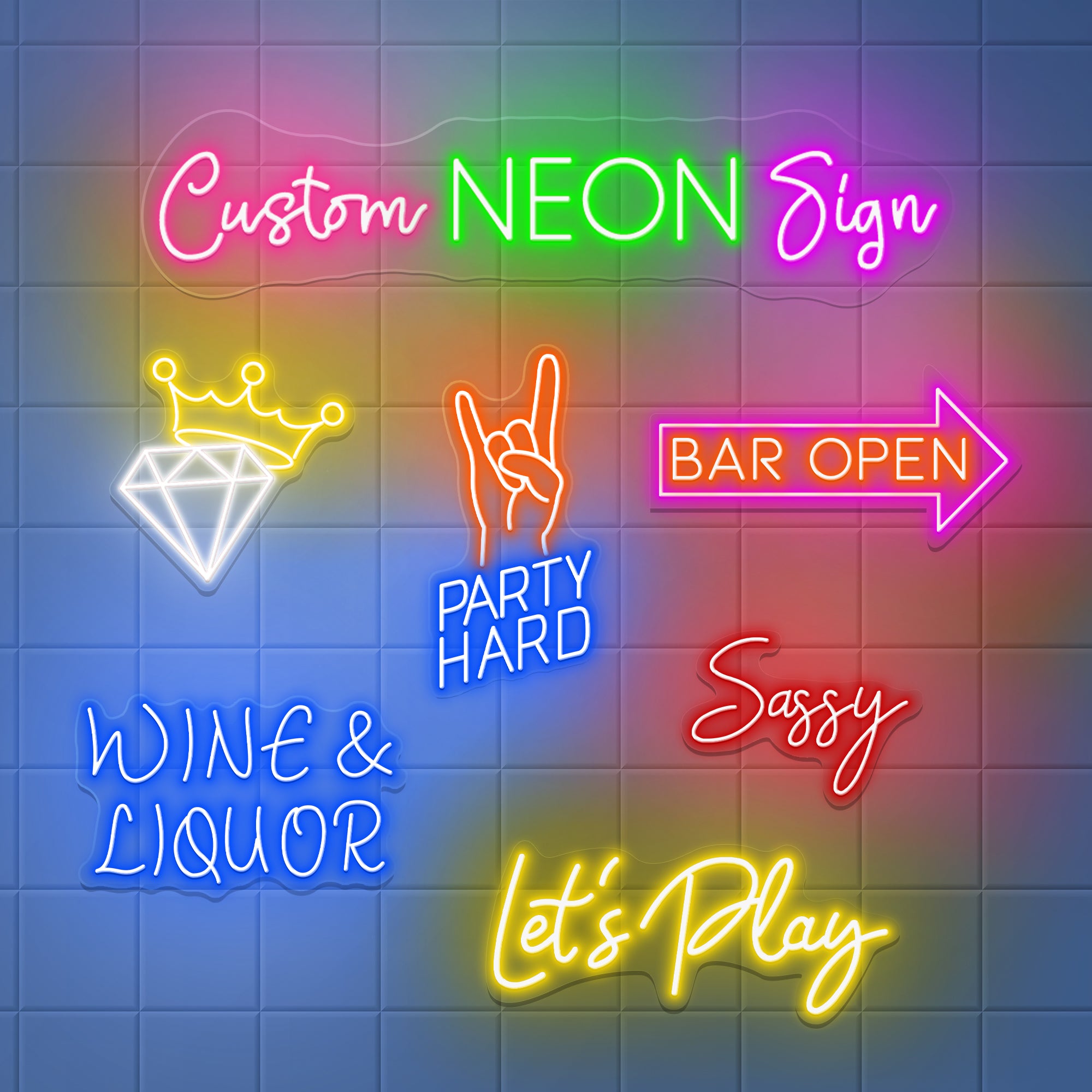 Custom Neon Sign Name Led Light For Birthday Party