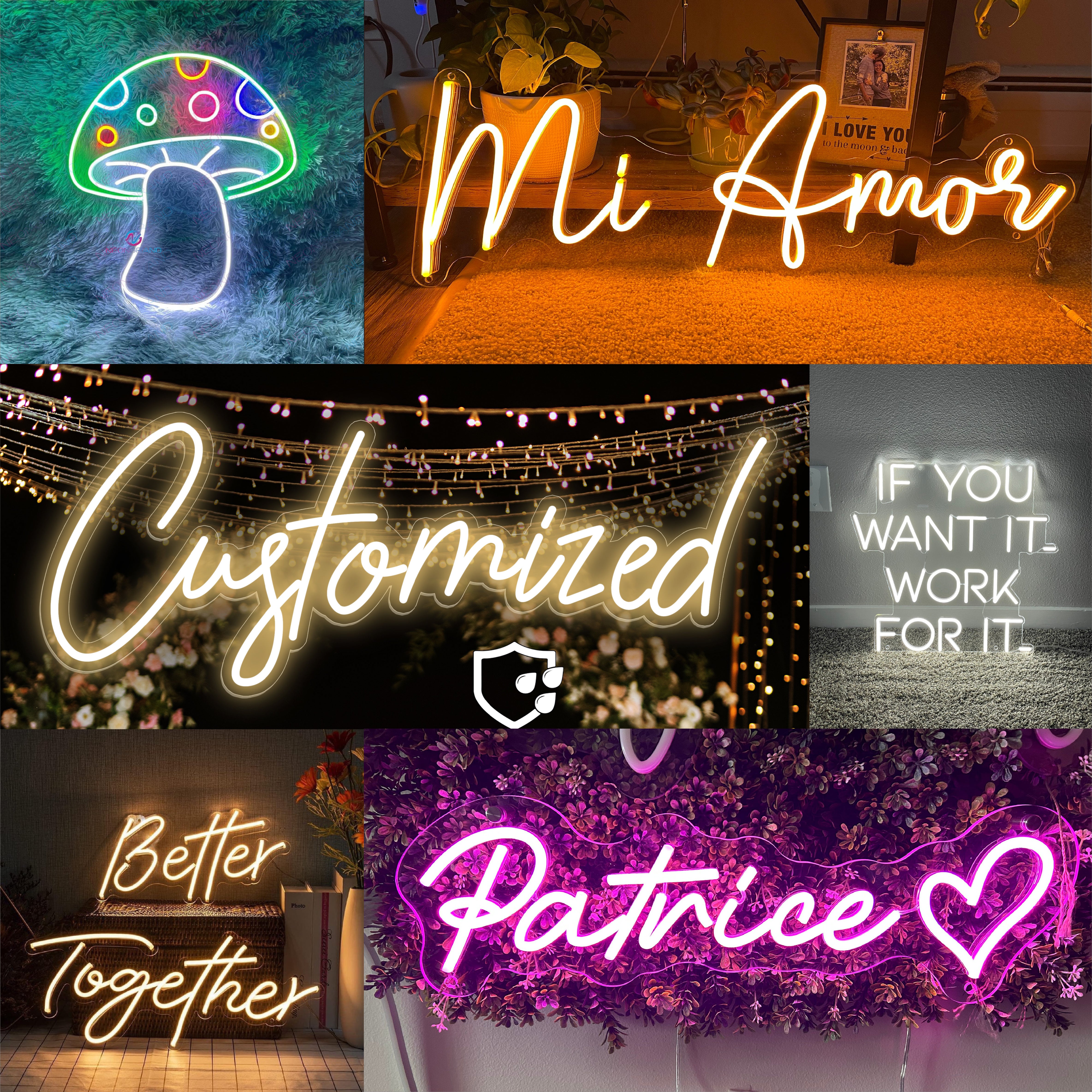Custom Neon Sign Personalized Quote Led Light For Wedding