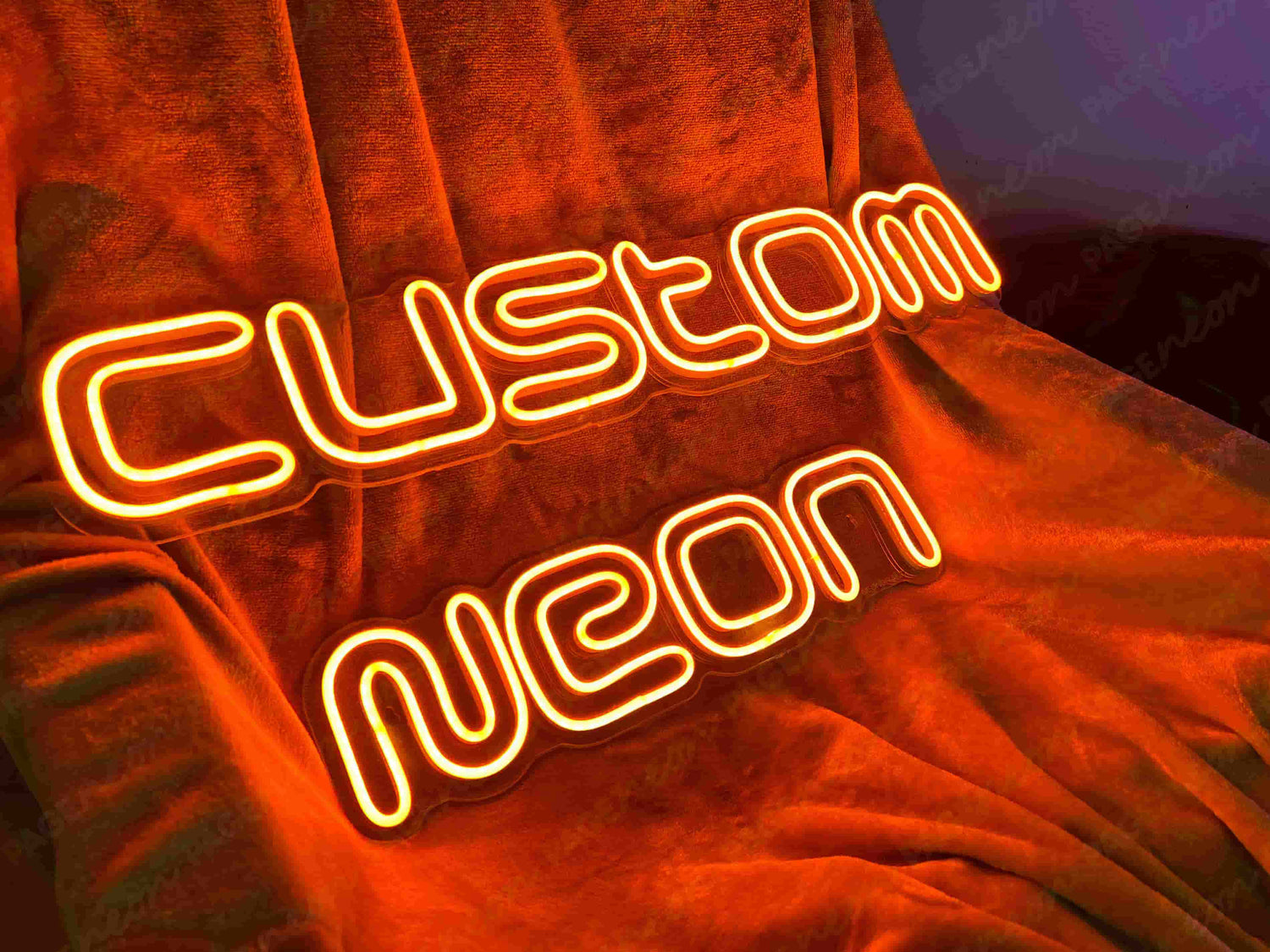 Custom Neon Sign Homepage PageNeon