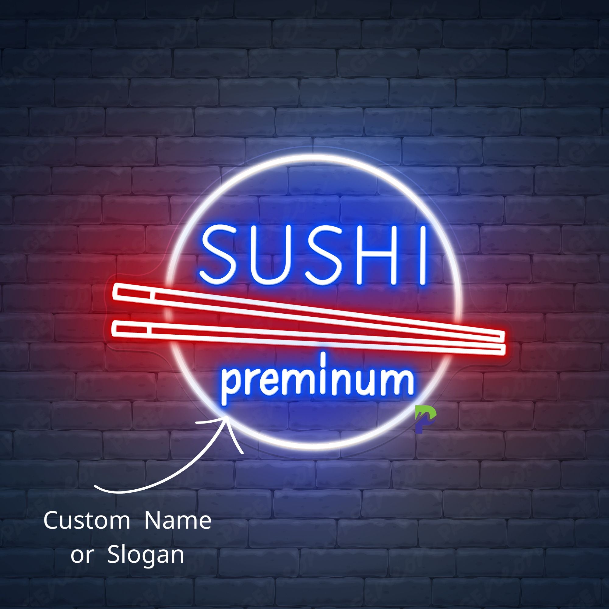 Sushi Neon Sign Custom Slogan Led Light