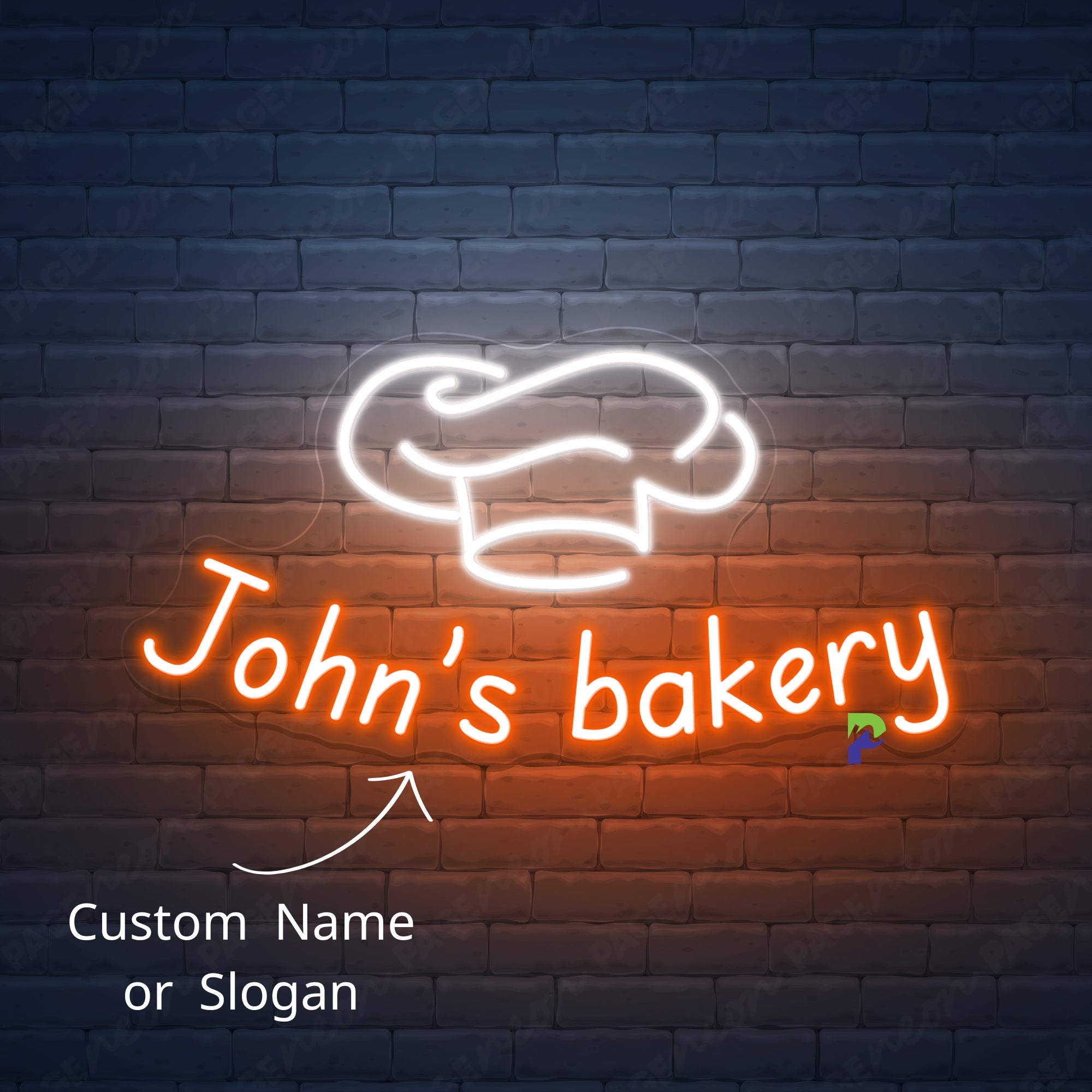 Bakery Neon Sign Custom Name Led Light