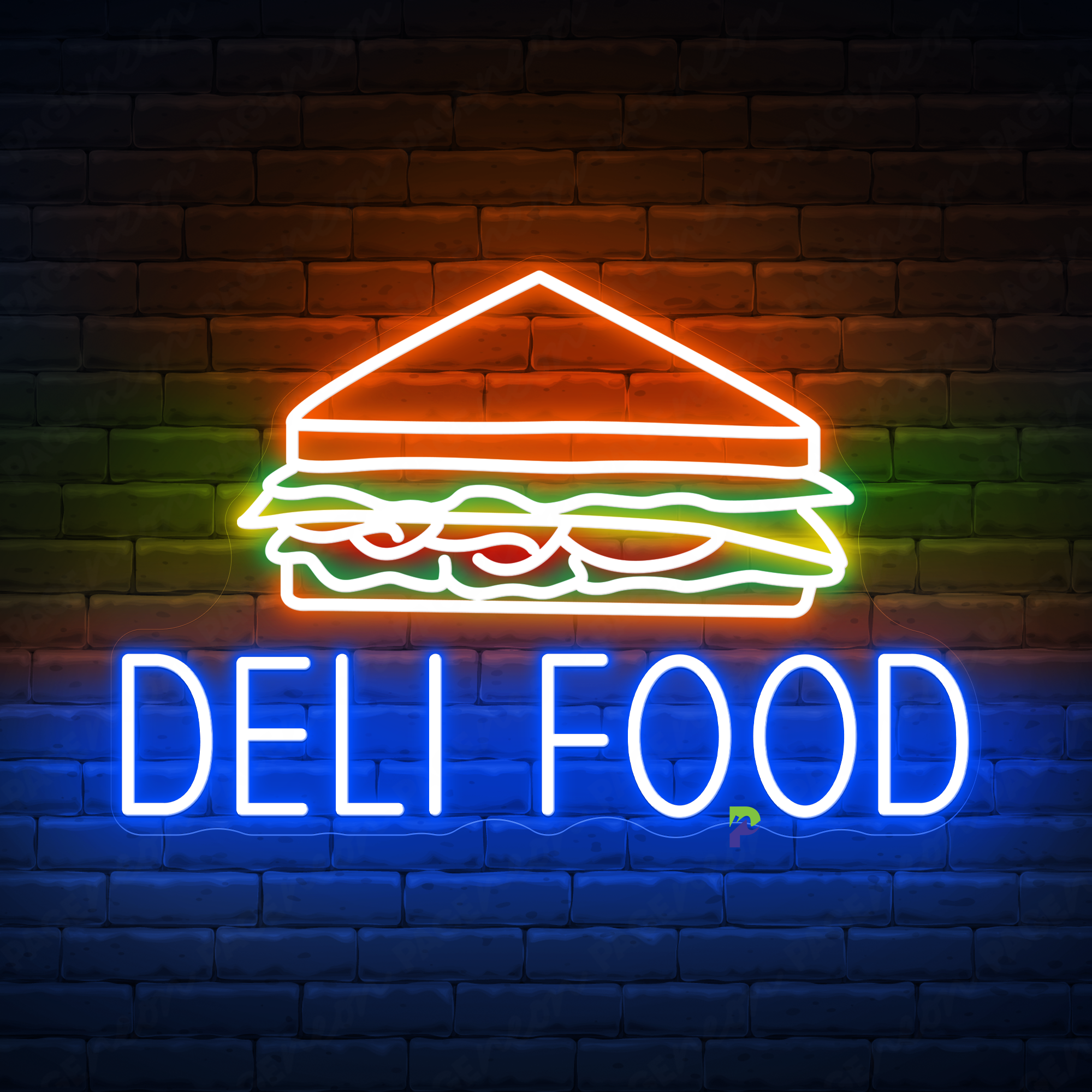 Deli Food Neon Sign Sandwich Led Light