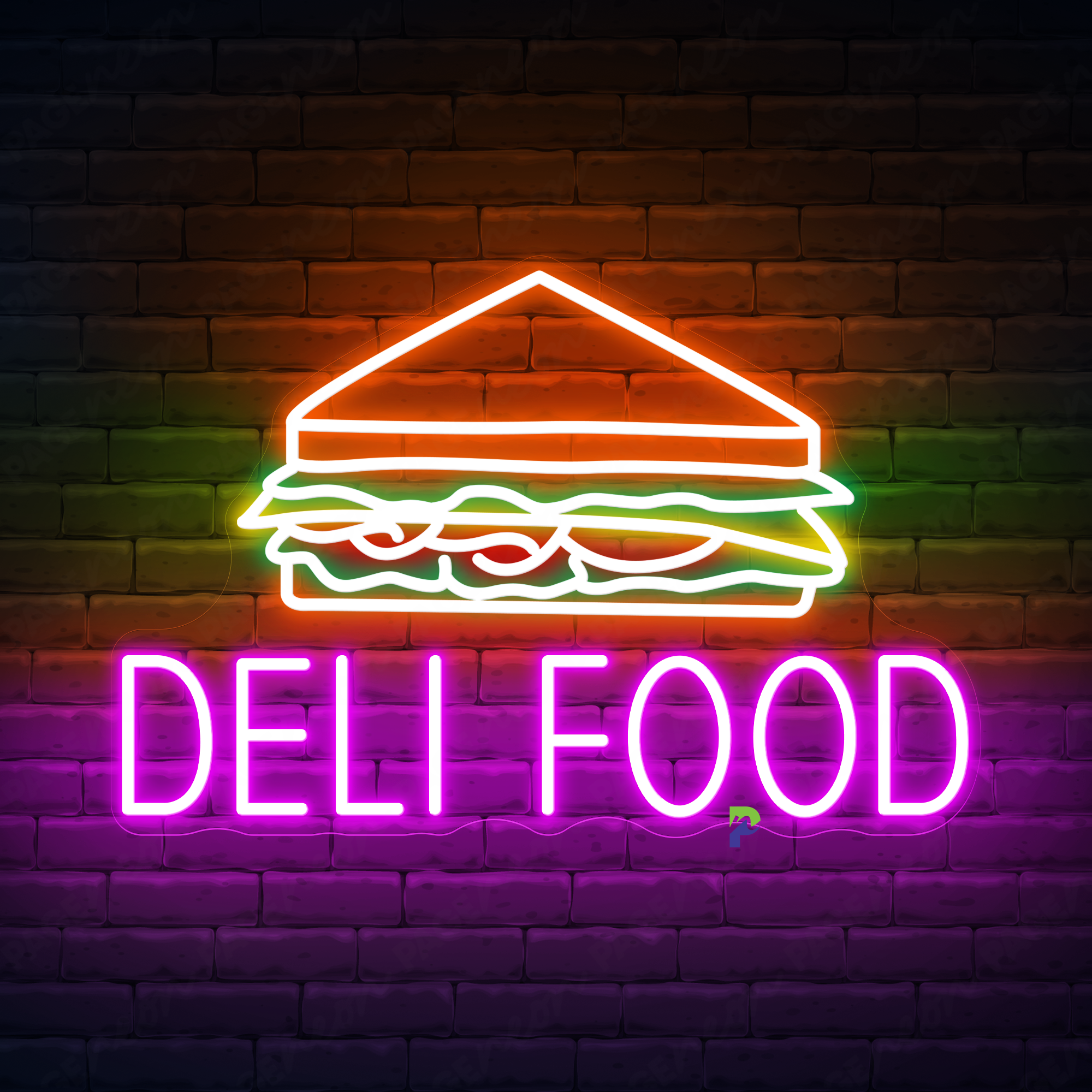 Deli Food Neon Sign Sandwich Led Light