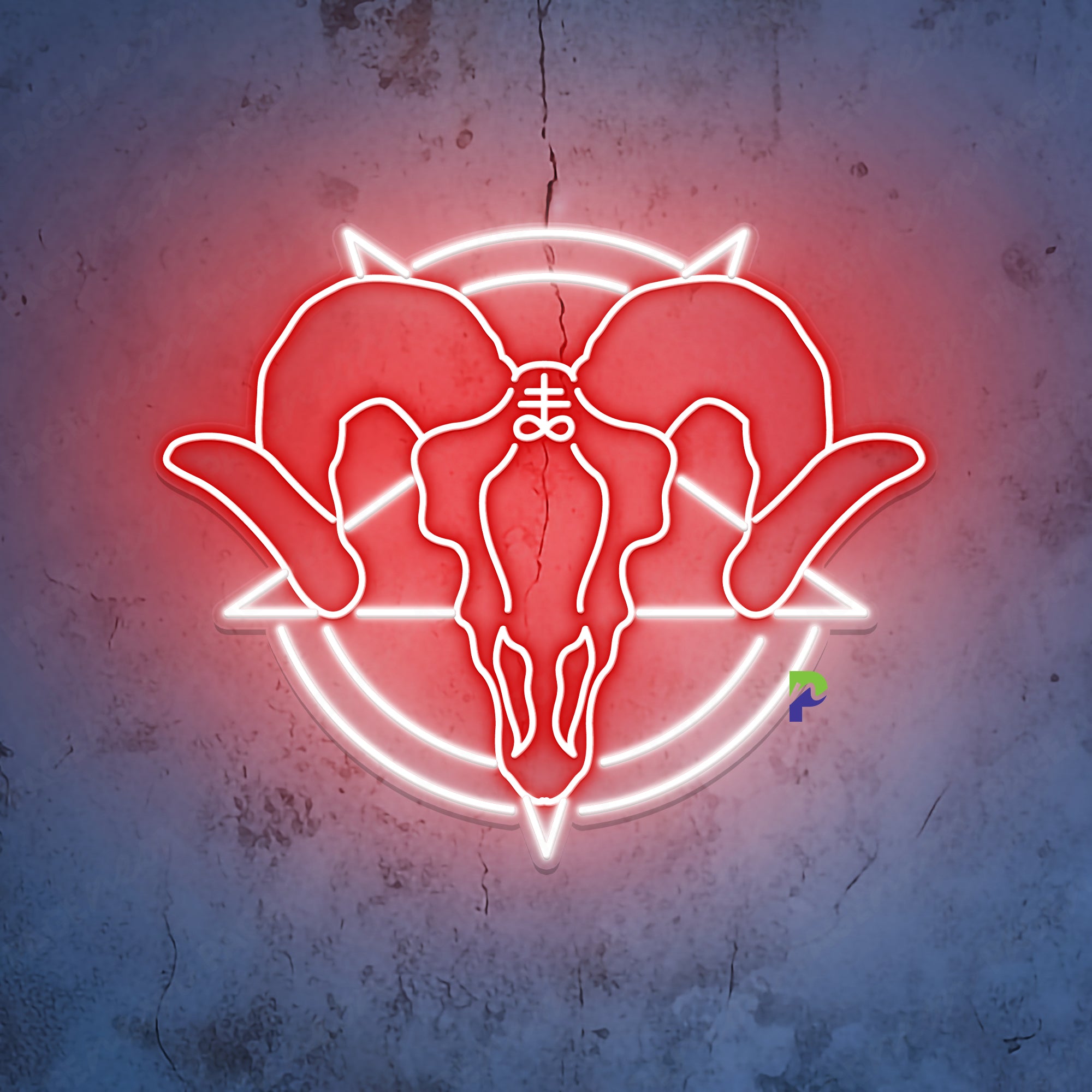 Devil Neon Sign Satanic Led Light For Man Cave
