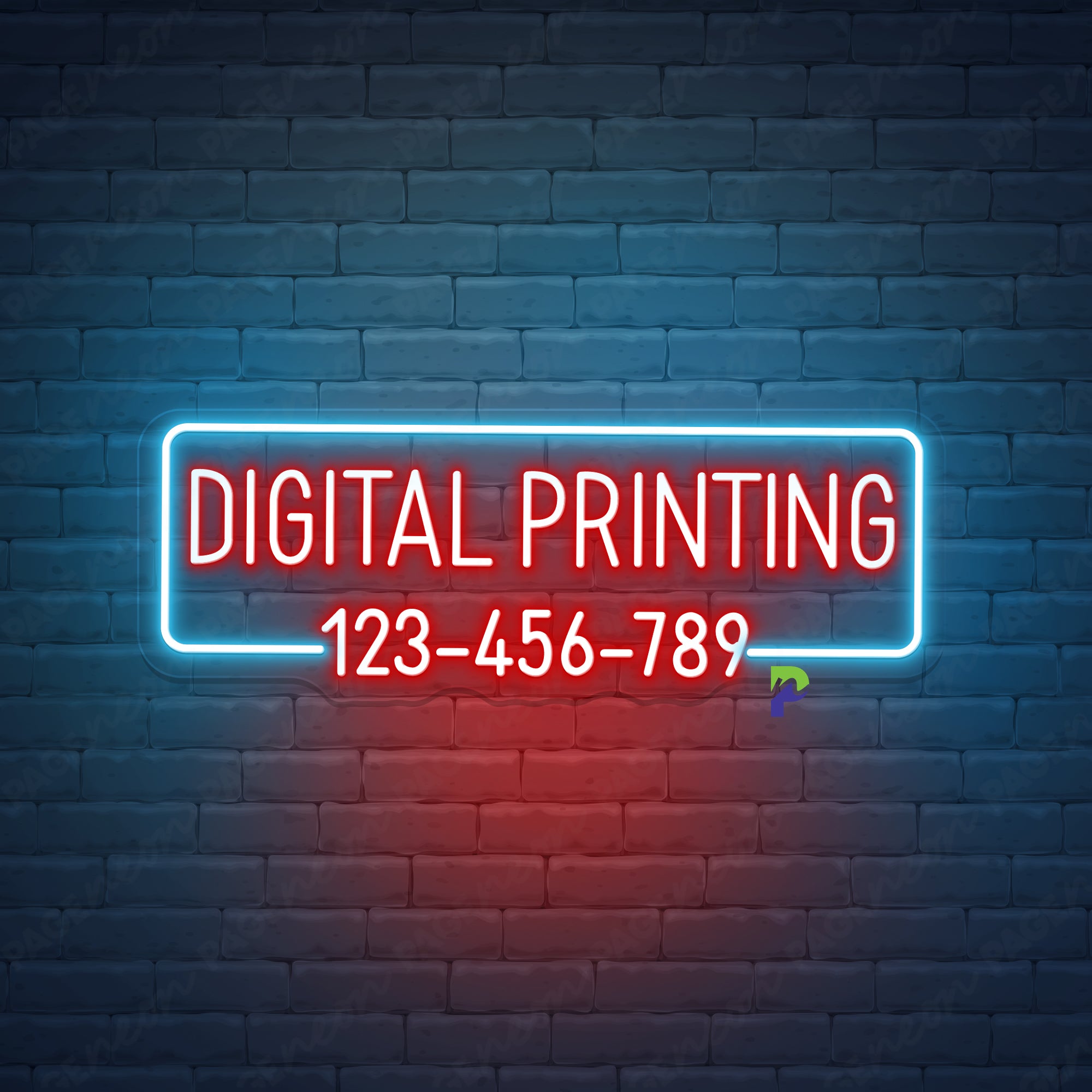 Digital Printing Neon Signs Custom Led Light