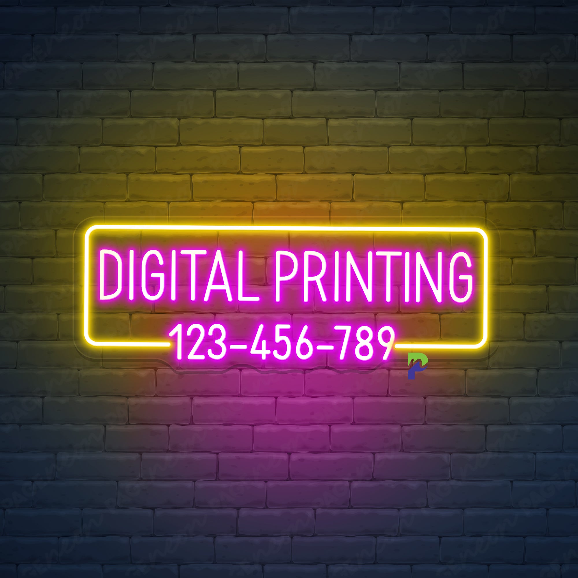 Digital Printing Neon Signs Custom Led Light