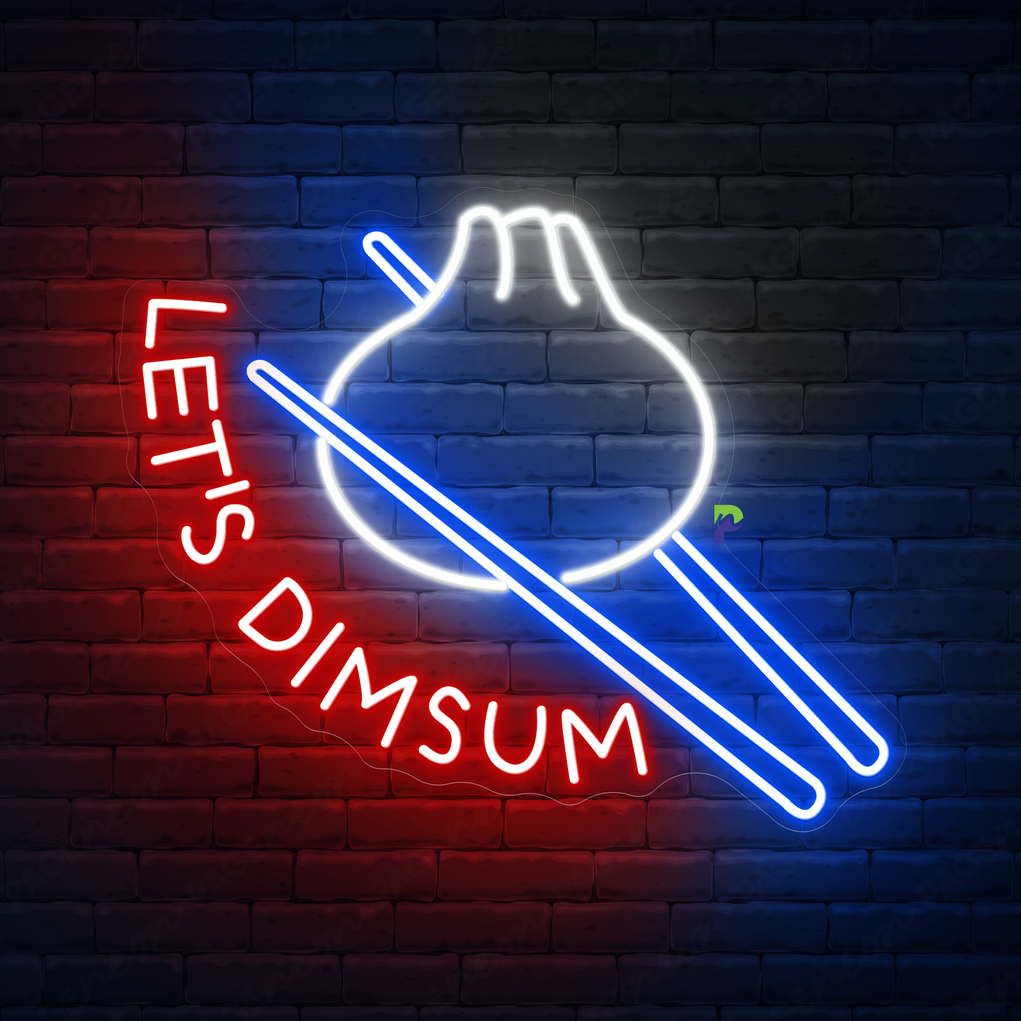 Dimsum Neon Sign Restaurant Led Light