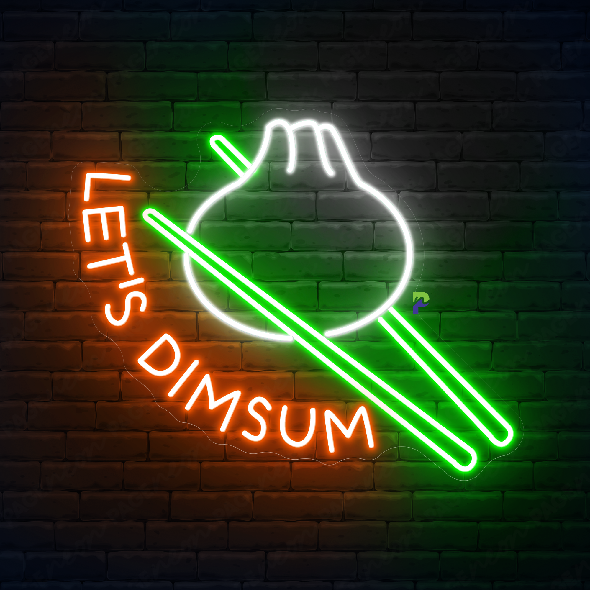 Dimsum Neon Sign Restaurant Led Light