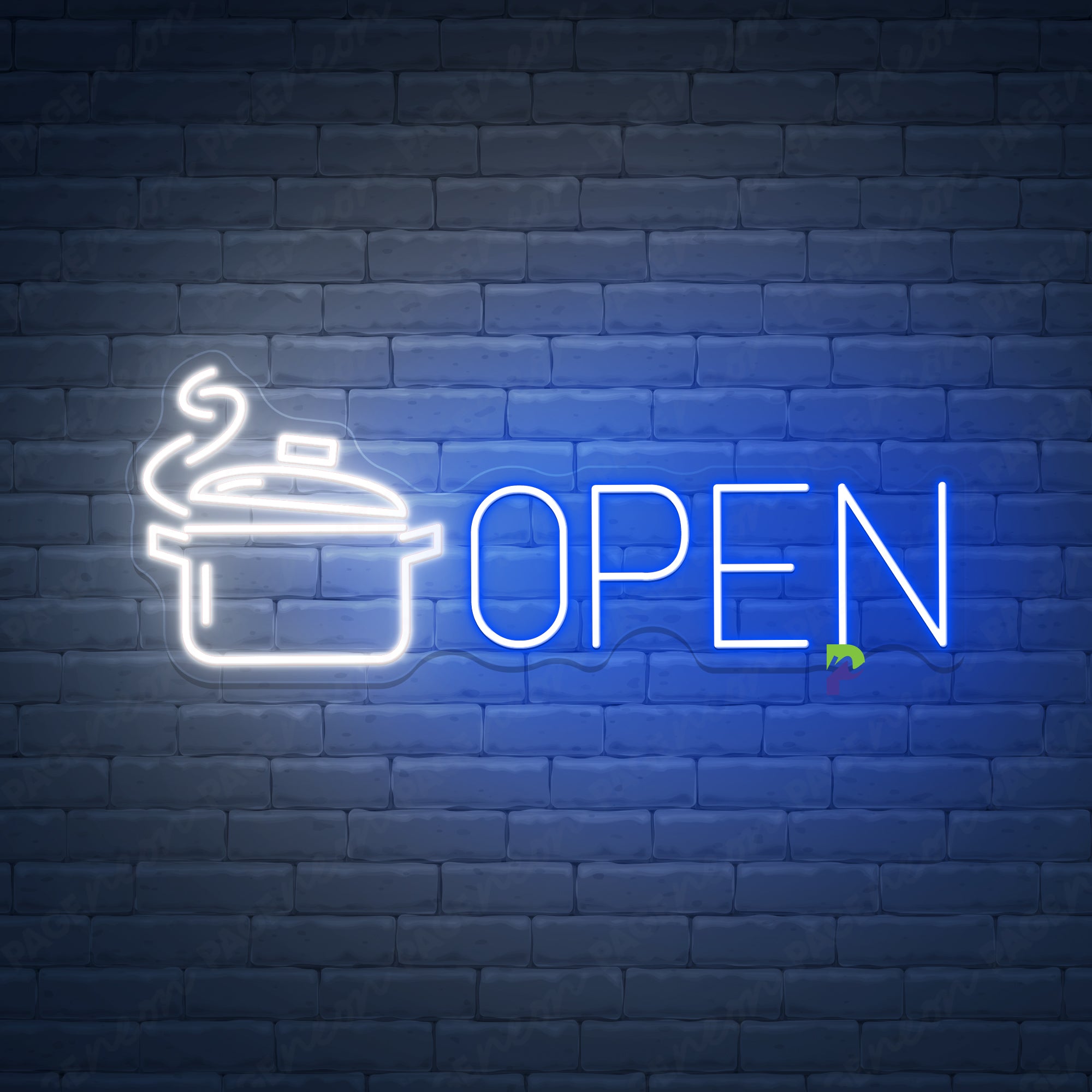 Dining Open Neon Signs Business Led Light