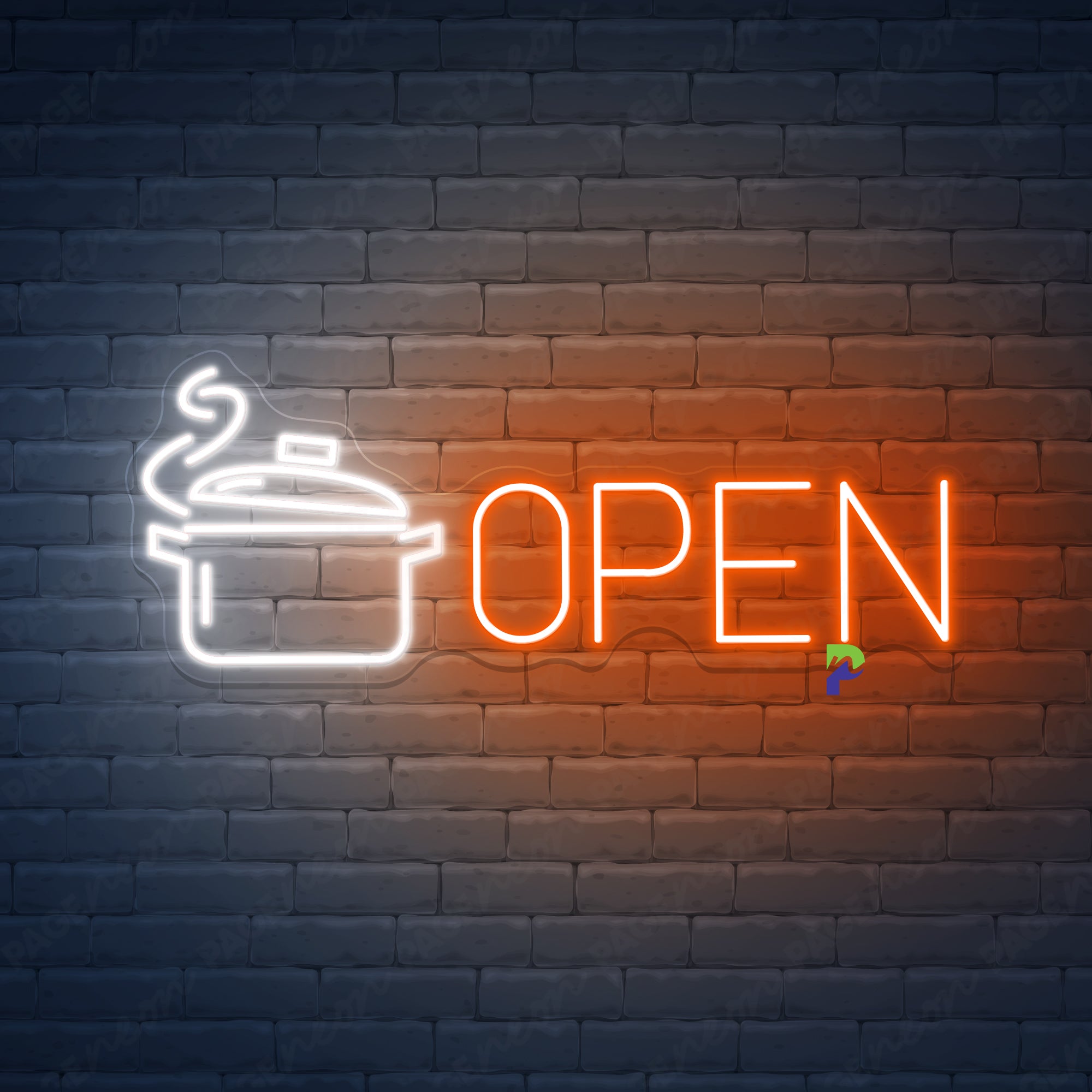 Dining Open Neon Signs Business Led Light