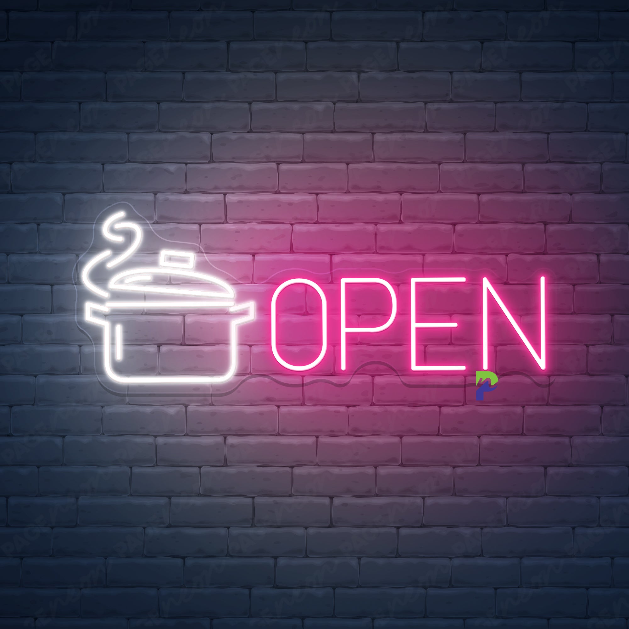 Dining Open Neon Signs Business Led Light