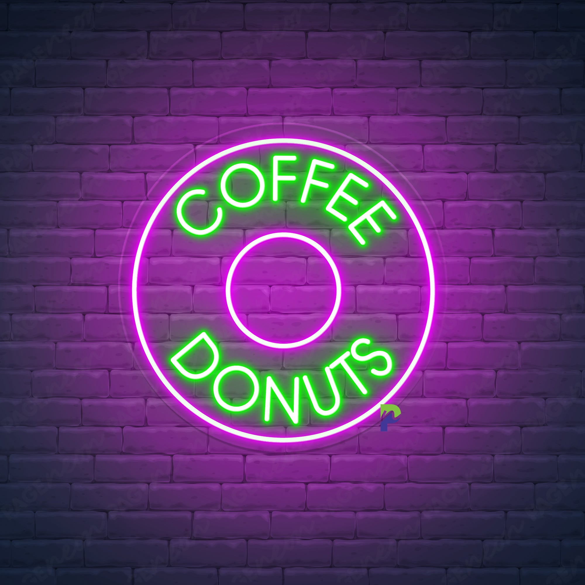 Donuts Neon Sign Coffee Led Light