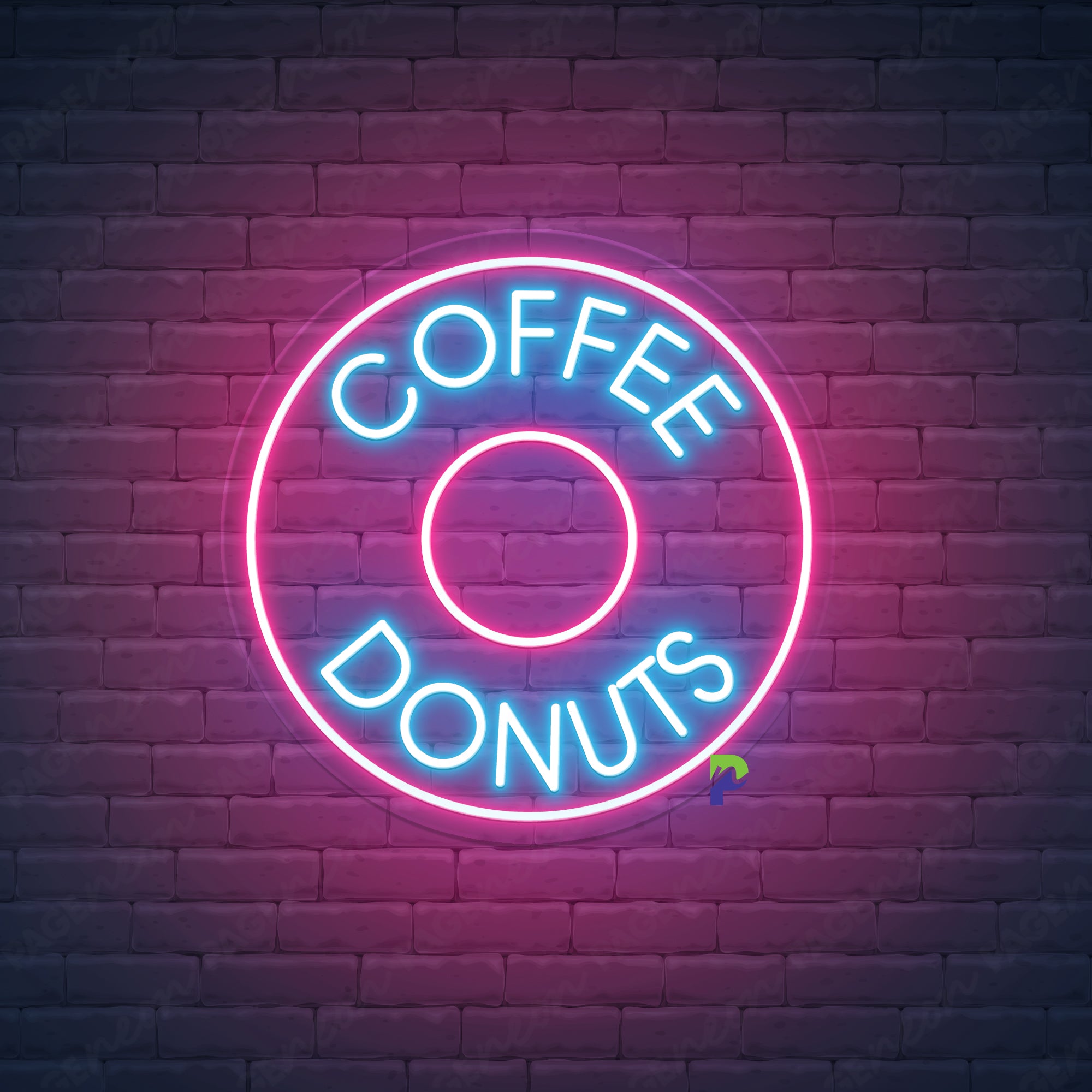 Donuts Neon Sign Coffee Led Light
