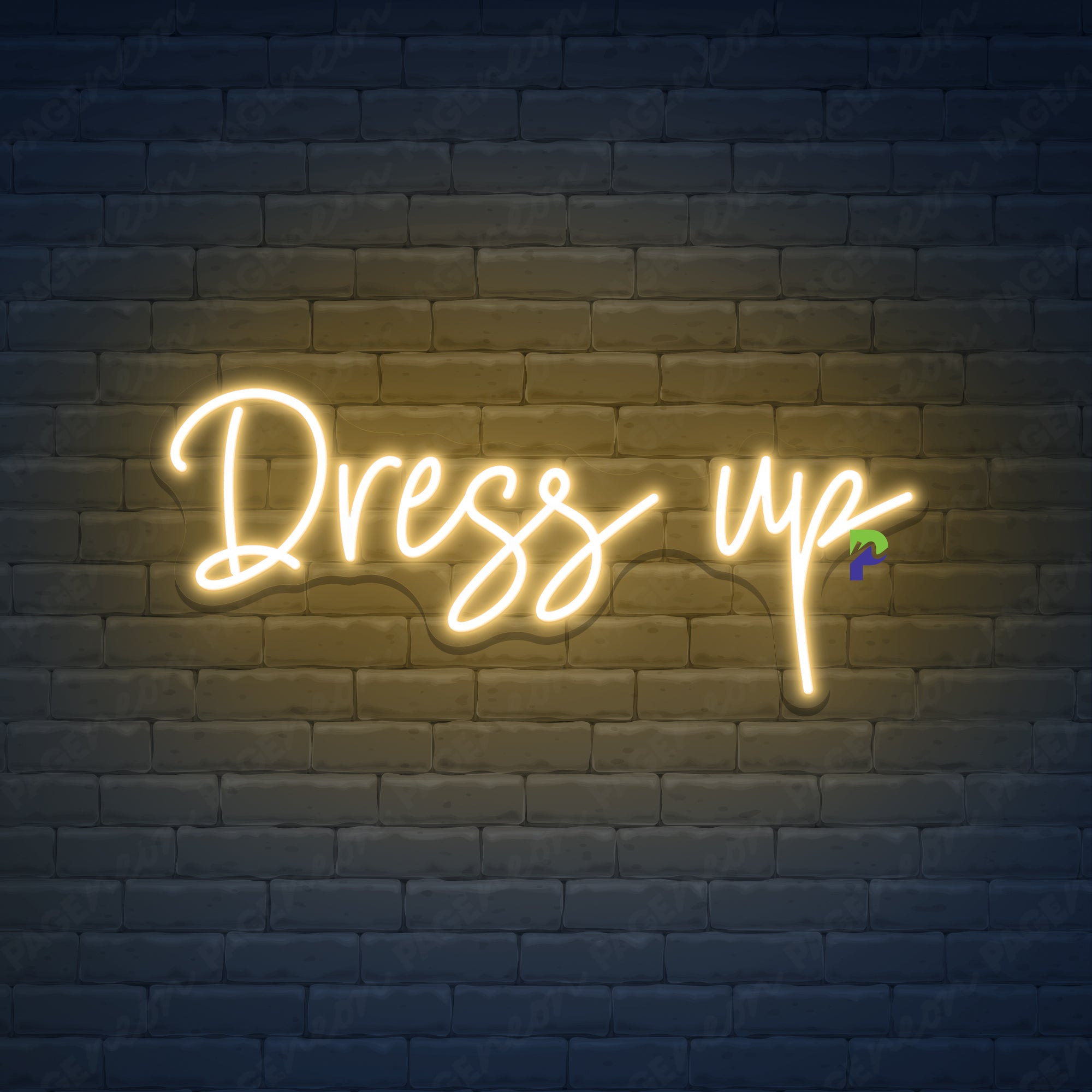 Dress Up Neon Signs Clothing Led Light