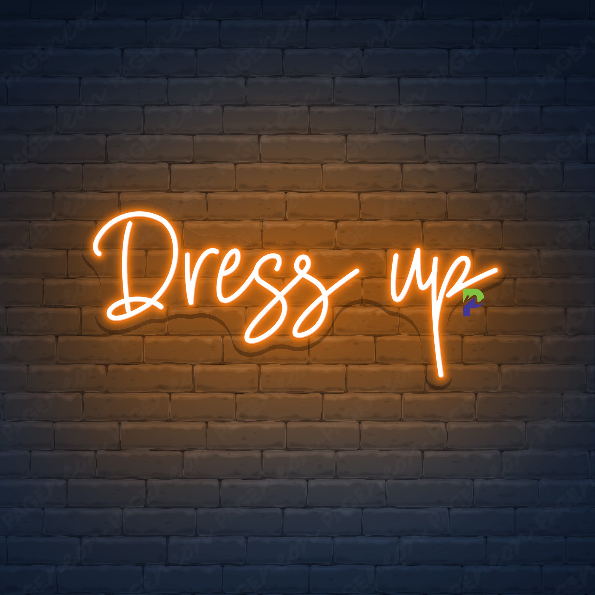 Dress Up Neon Signs Clothing Led Light