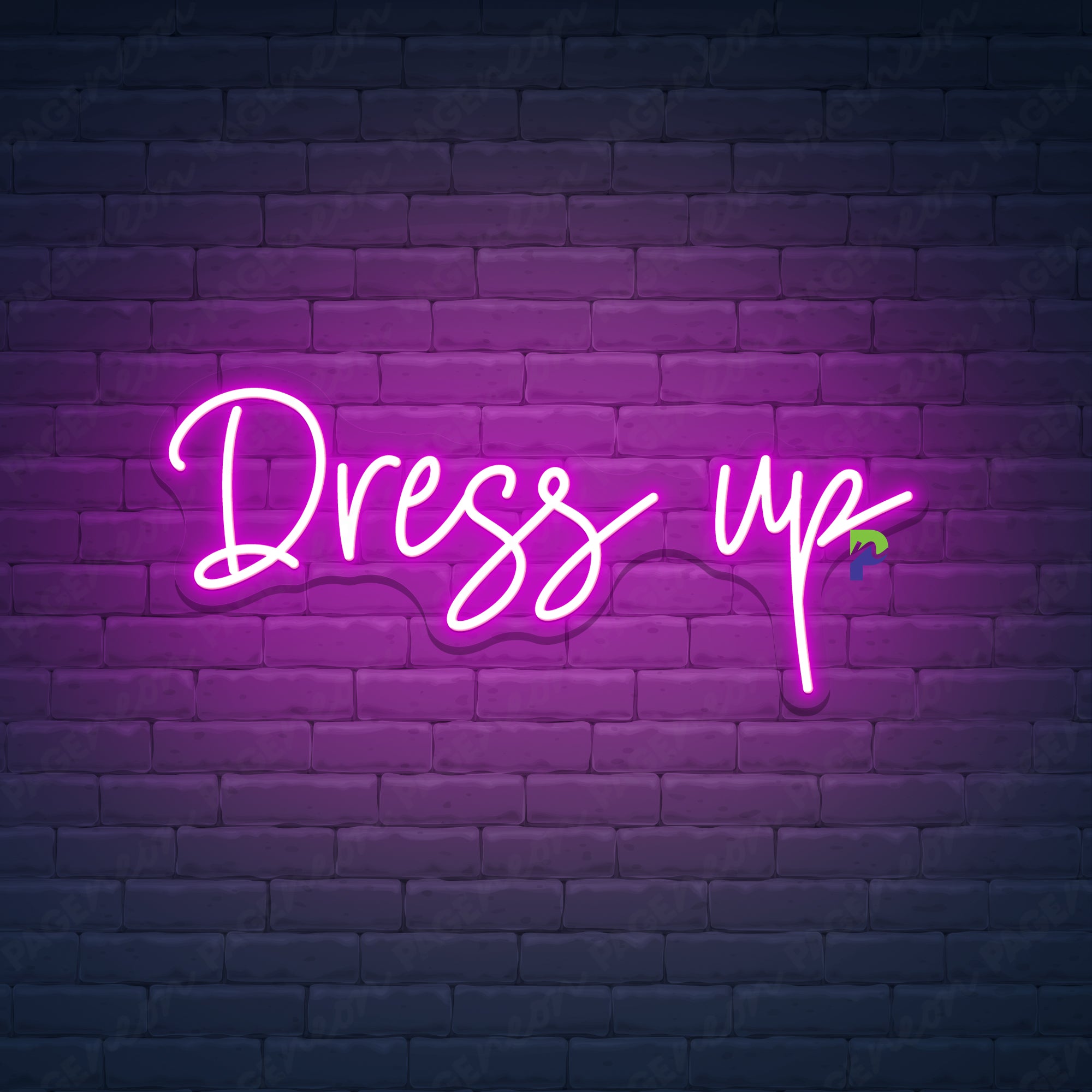 Dress Up Neon Signs Clothing Led Light