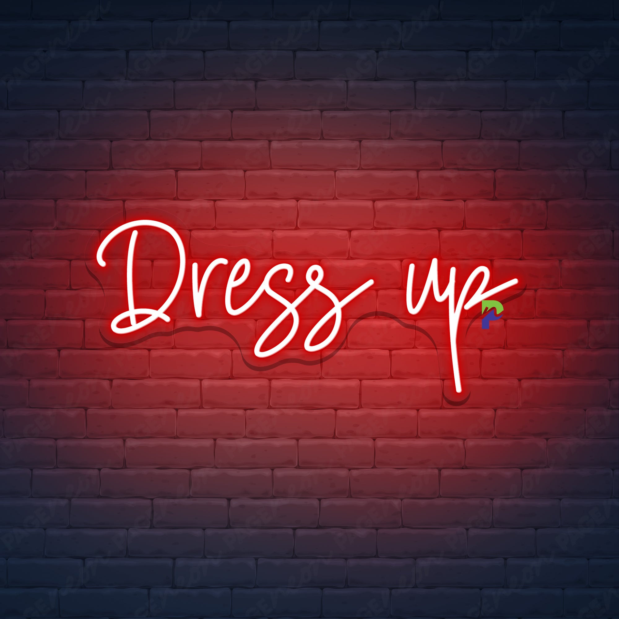 Dress Up Neon Signs Clothing Led Light