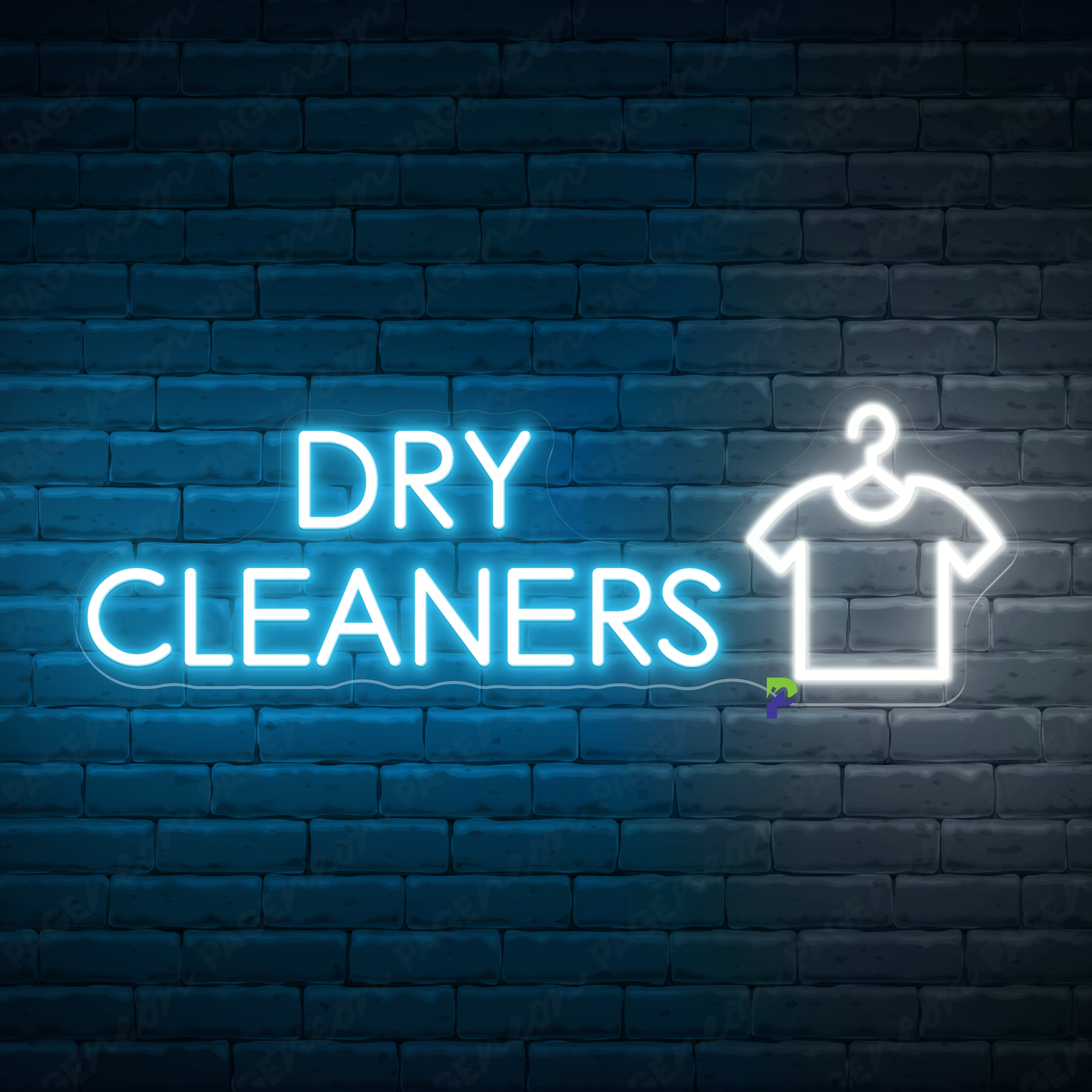 Dry Cleaners Neon Signs Business Led Light